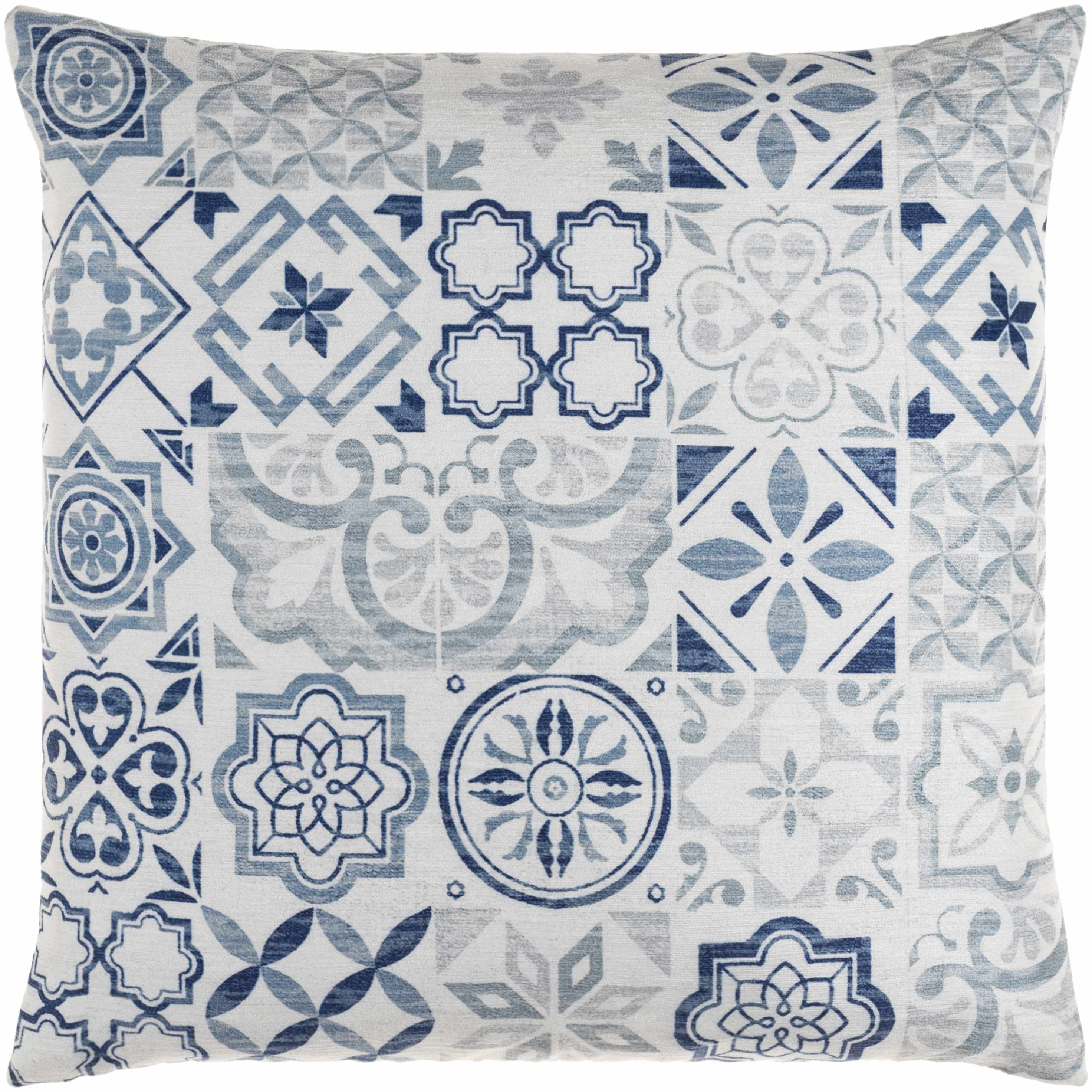Etan Blue Mosaic Accent Pillow-0