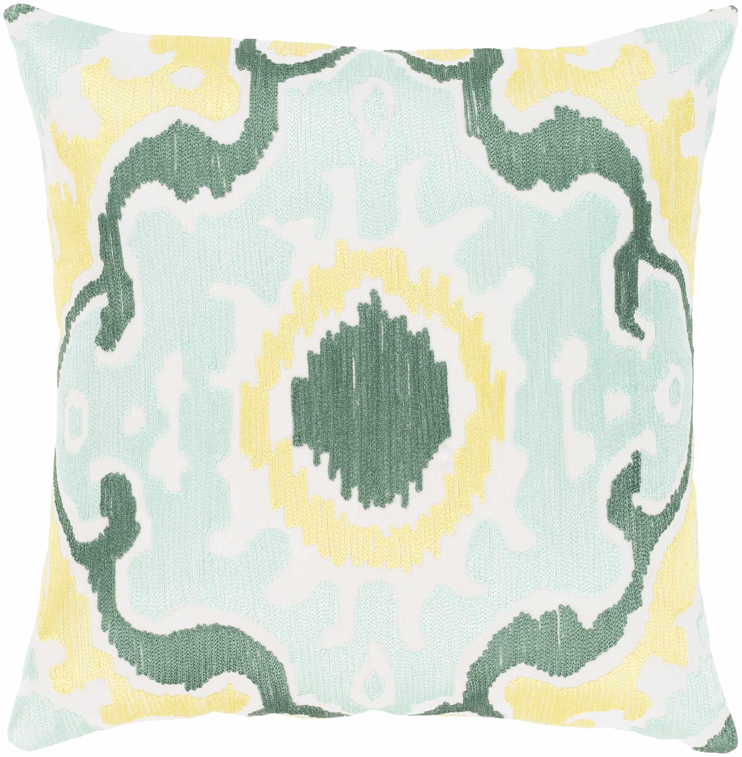Eumemmerring Yellow Green Abstract Accent Pillow - Clearance - PRHOMZ
