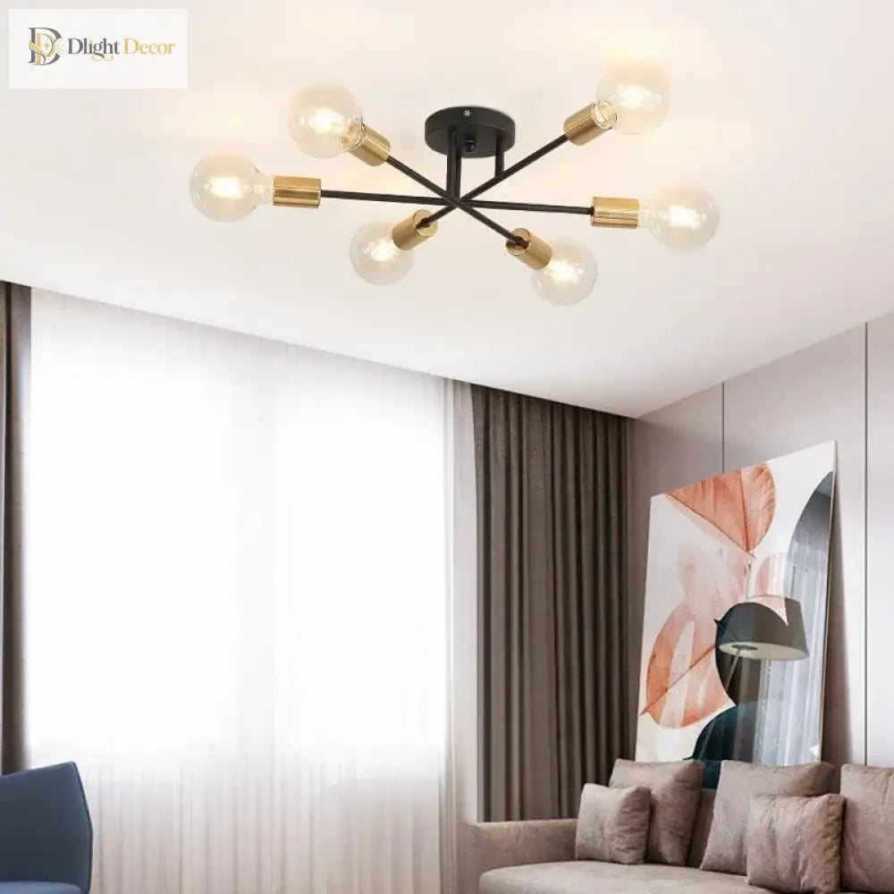 Eva Gold Ceiling Light | Modern Interior Home Lighting