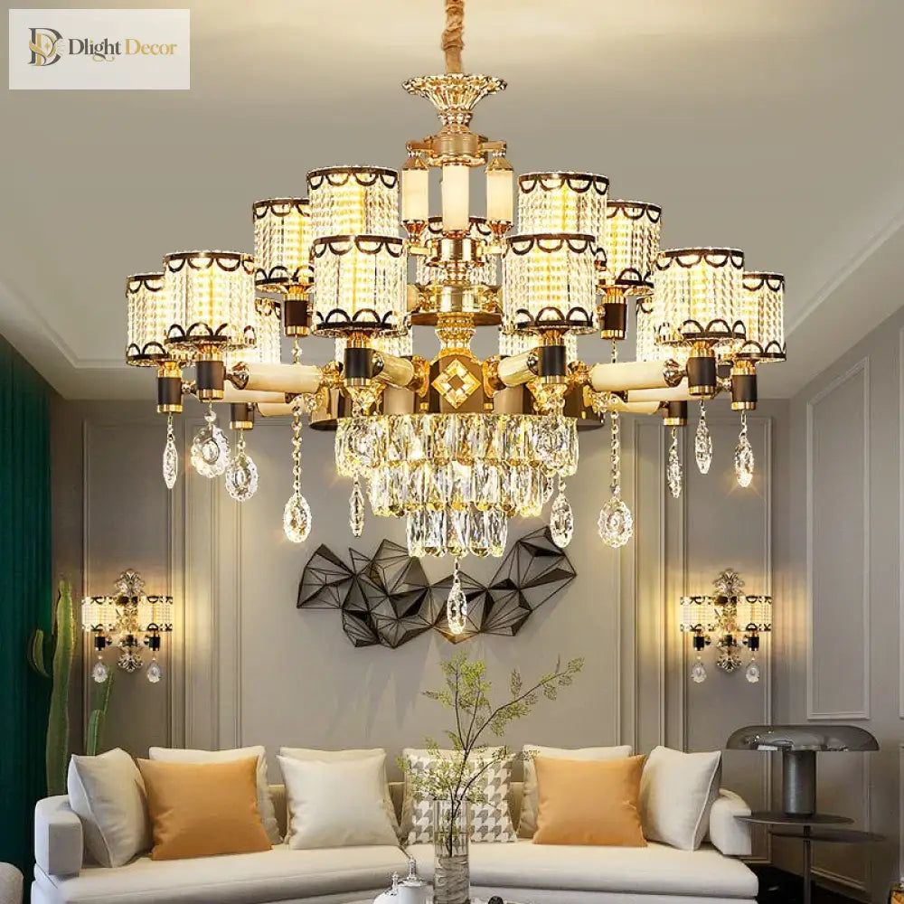 Exquisite Crystal Chandelier | Dining & Kitchen Lighting
