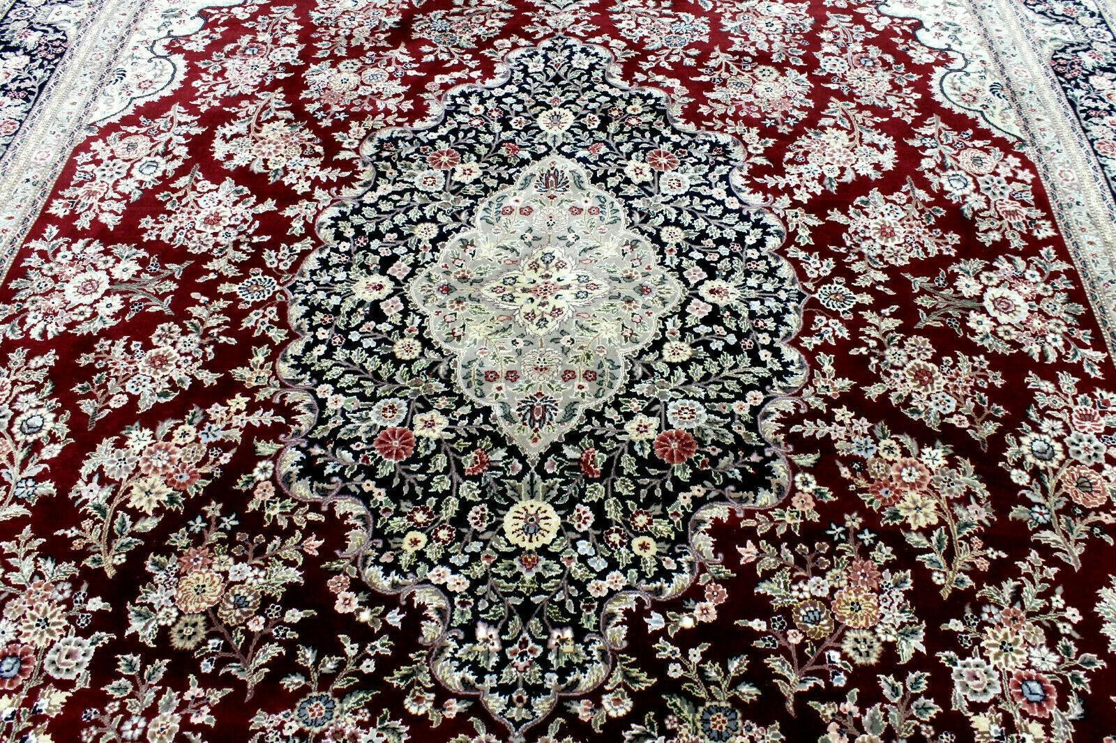 Exquisite Mint Hand-Knotted Peshawar Oriental Wool Rug – 9' x 12'