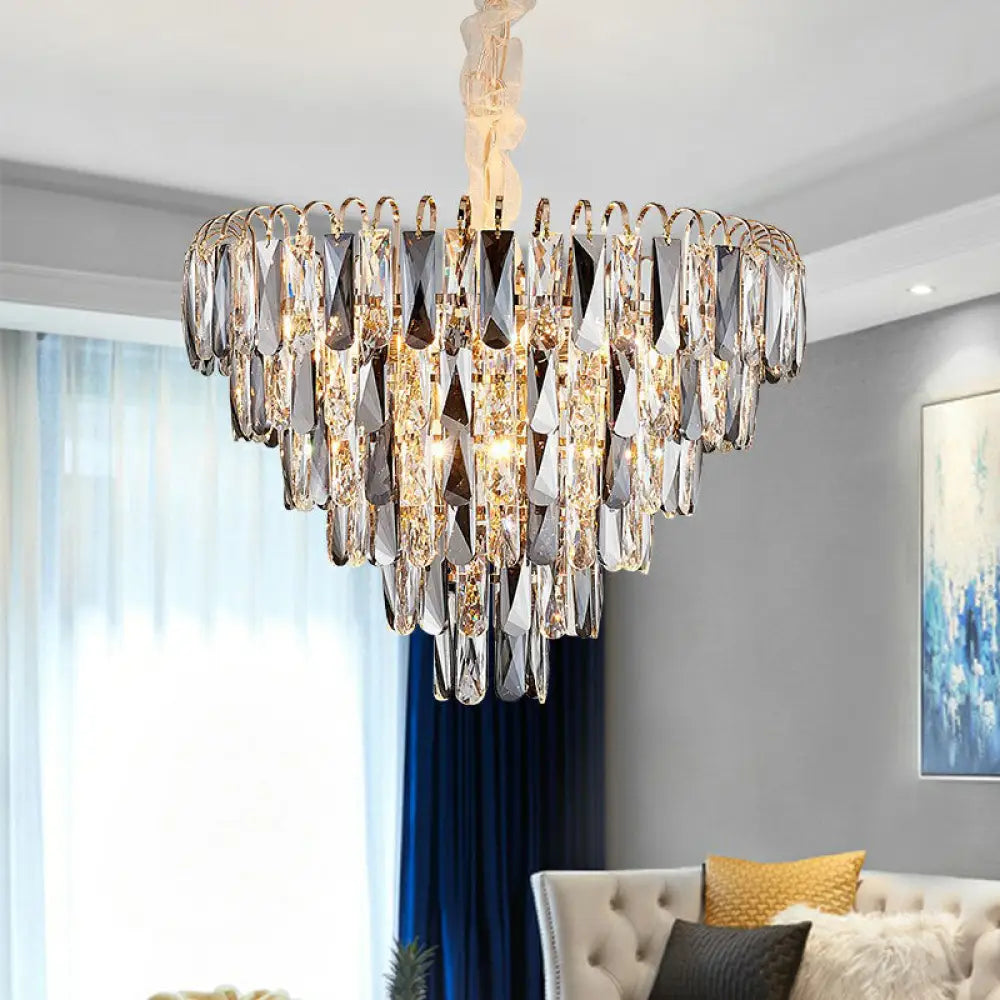 Faith Modern Crystal Chandelier | Dining Room Lighting