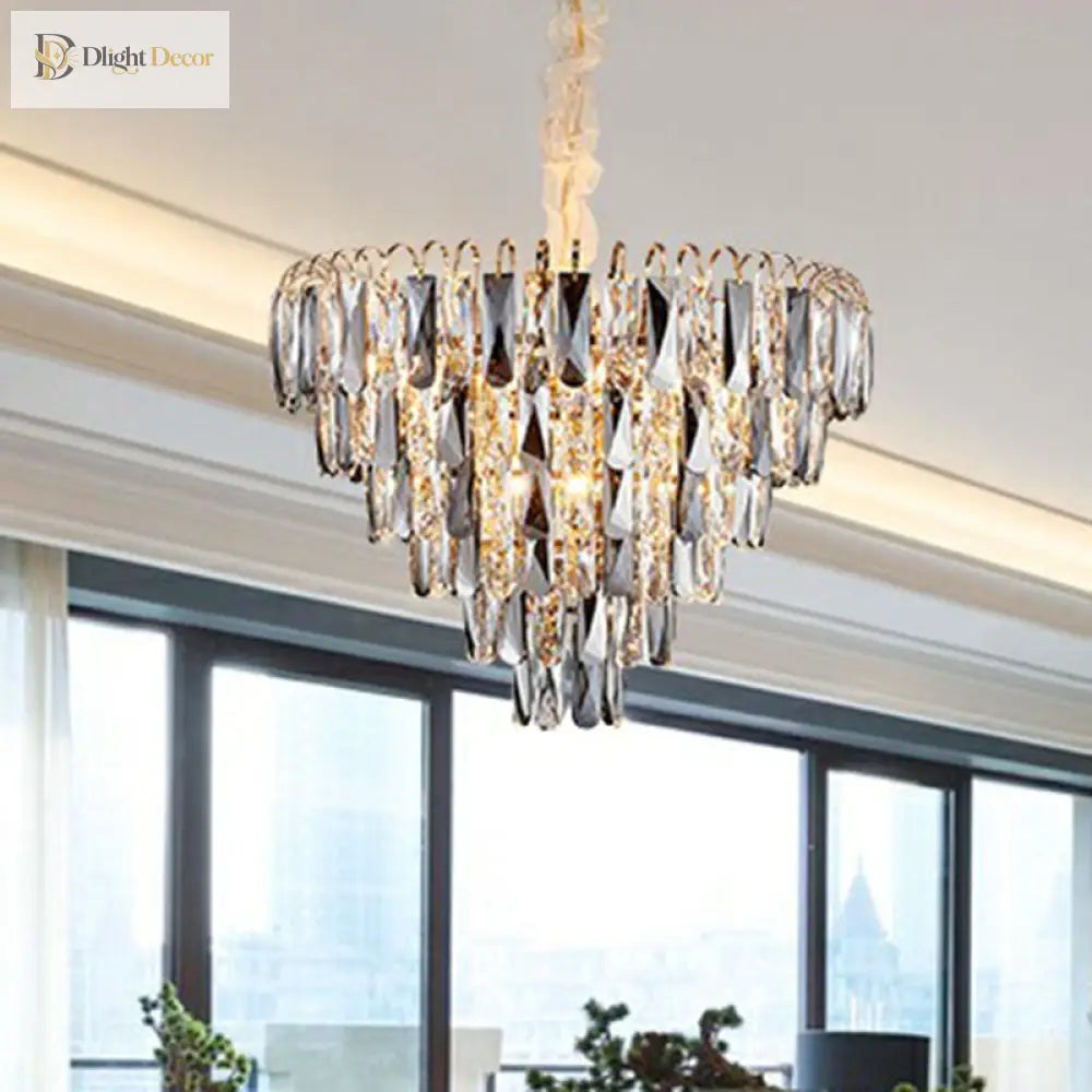 Faith Modern Crystal Chandelier | Dining Room Lighting