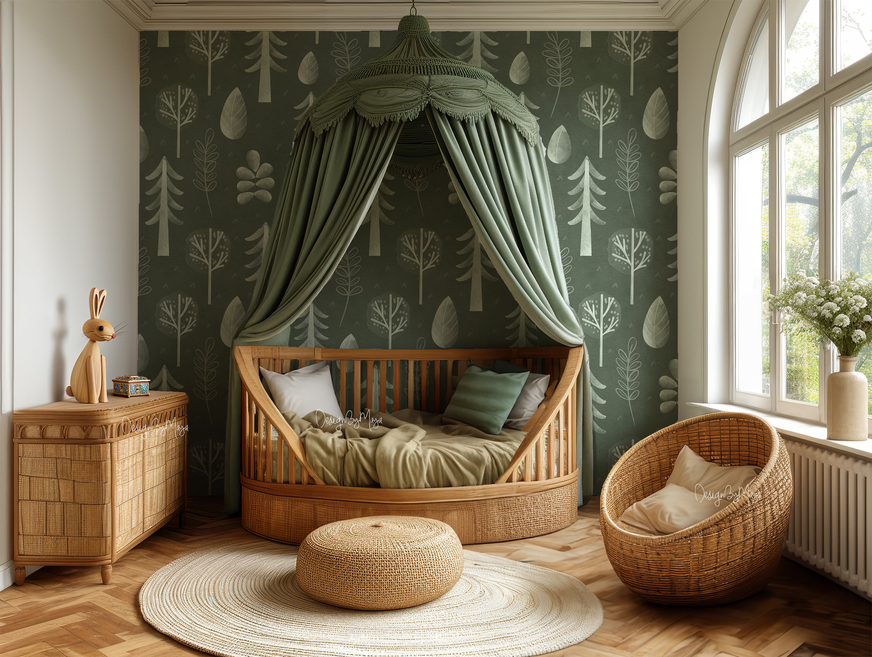 Arrows Forest - Nursery Wall Decor Wallpapers