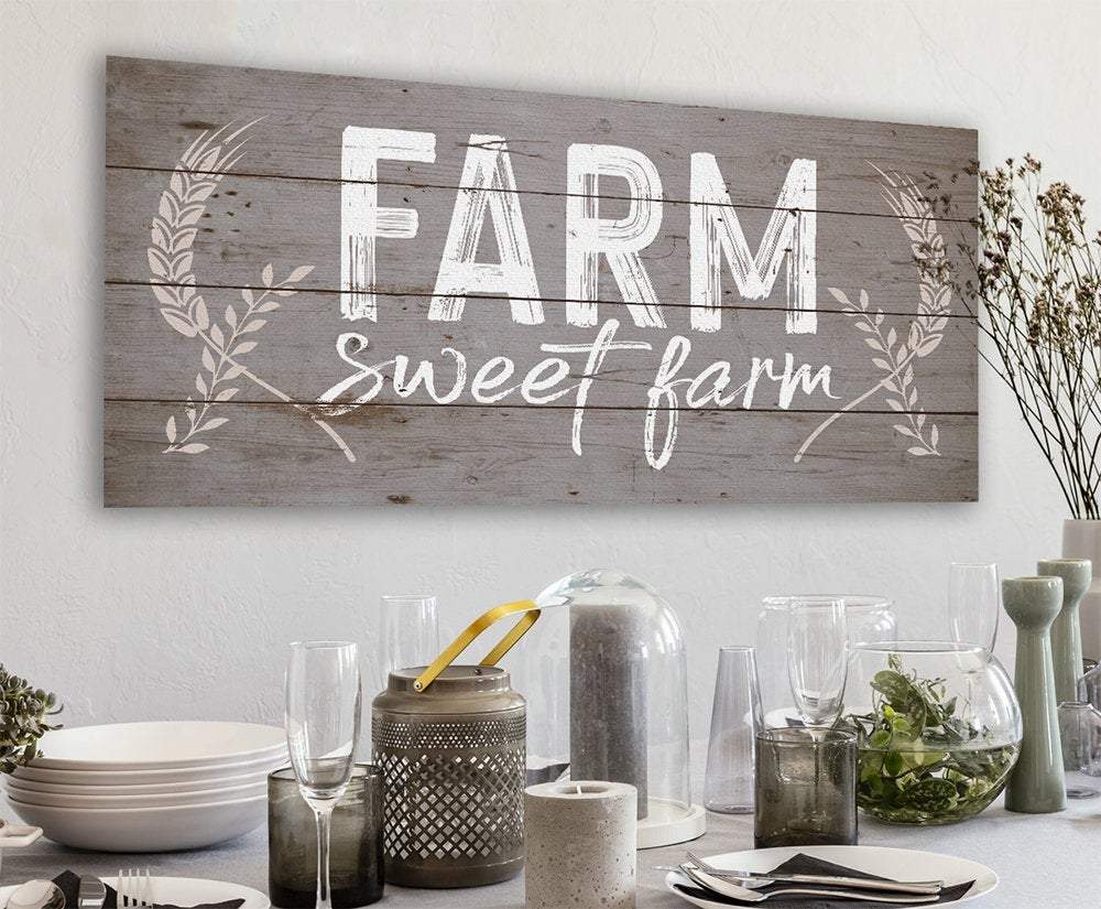 Farm Sweet Farm - Canvas