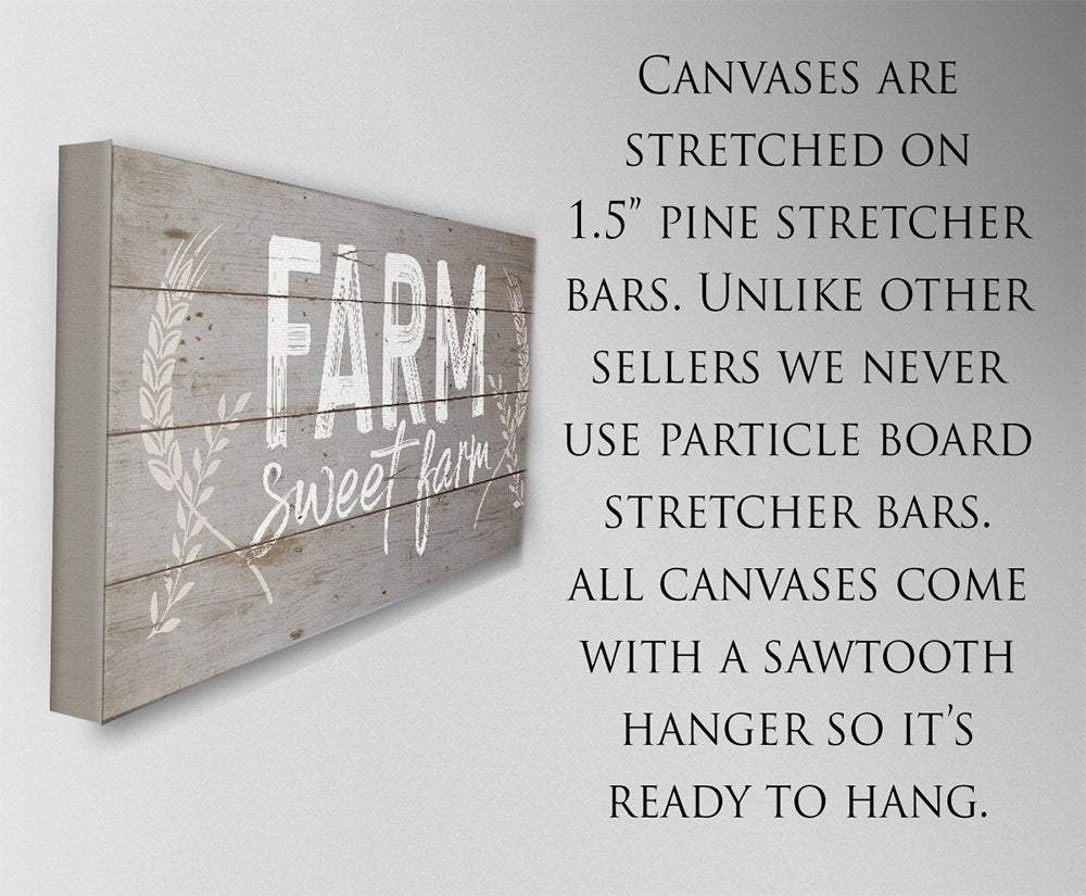 Farm Sweet Farm - Canvas