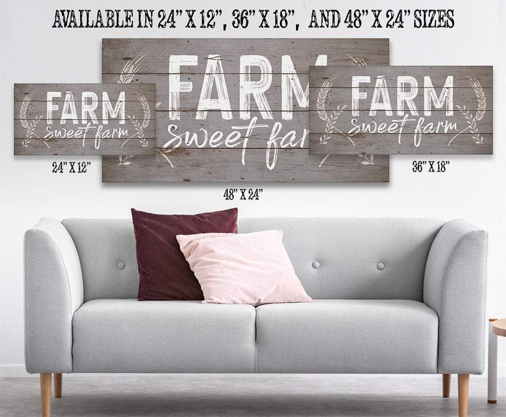 Farm Sweet Farm - Canvas