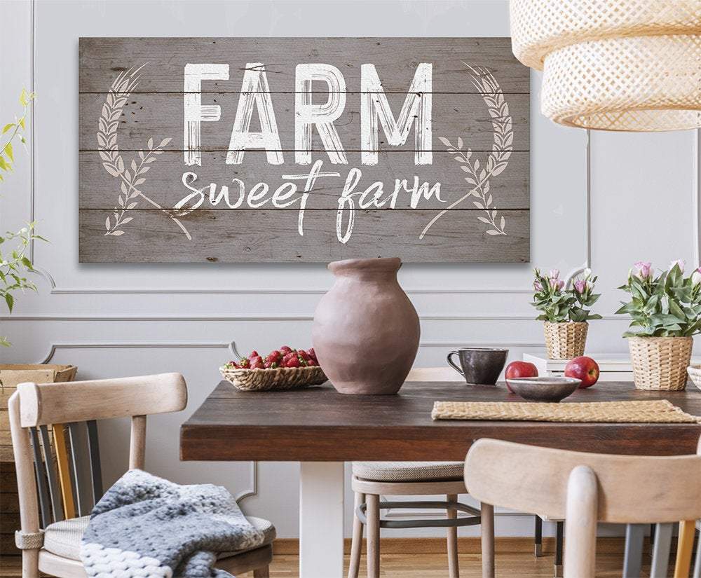 Farm Sweet Farm - Canvas