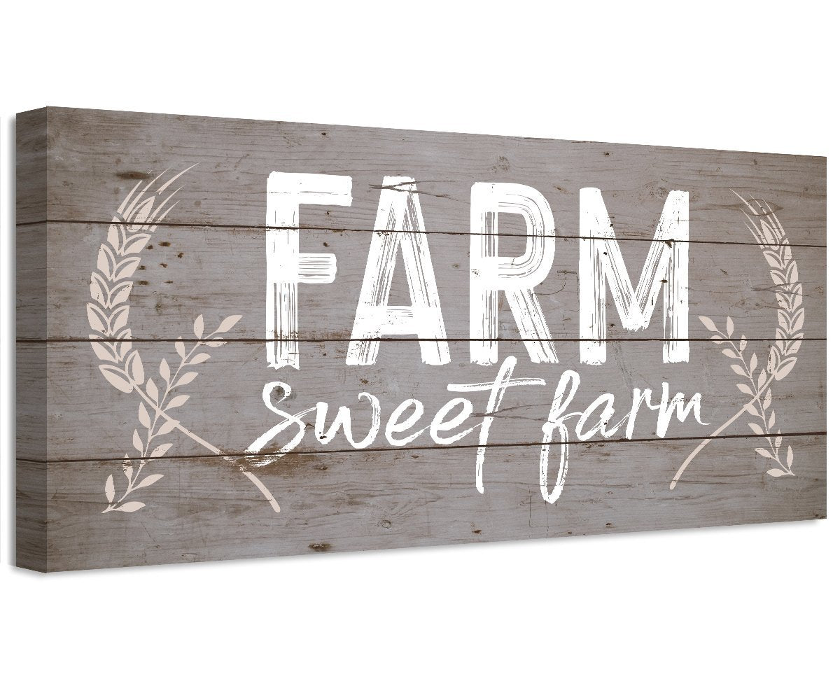 Farm Sweet Farm - Canvas