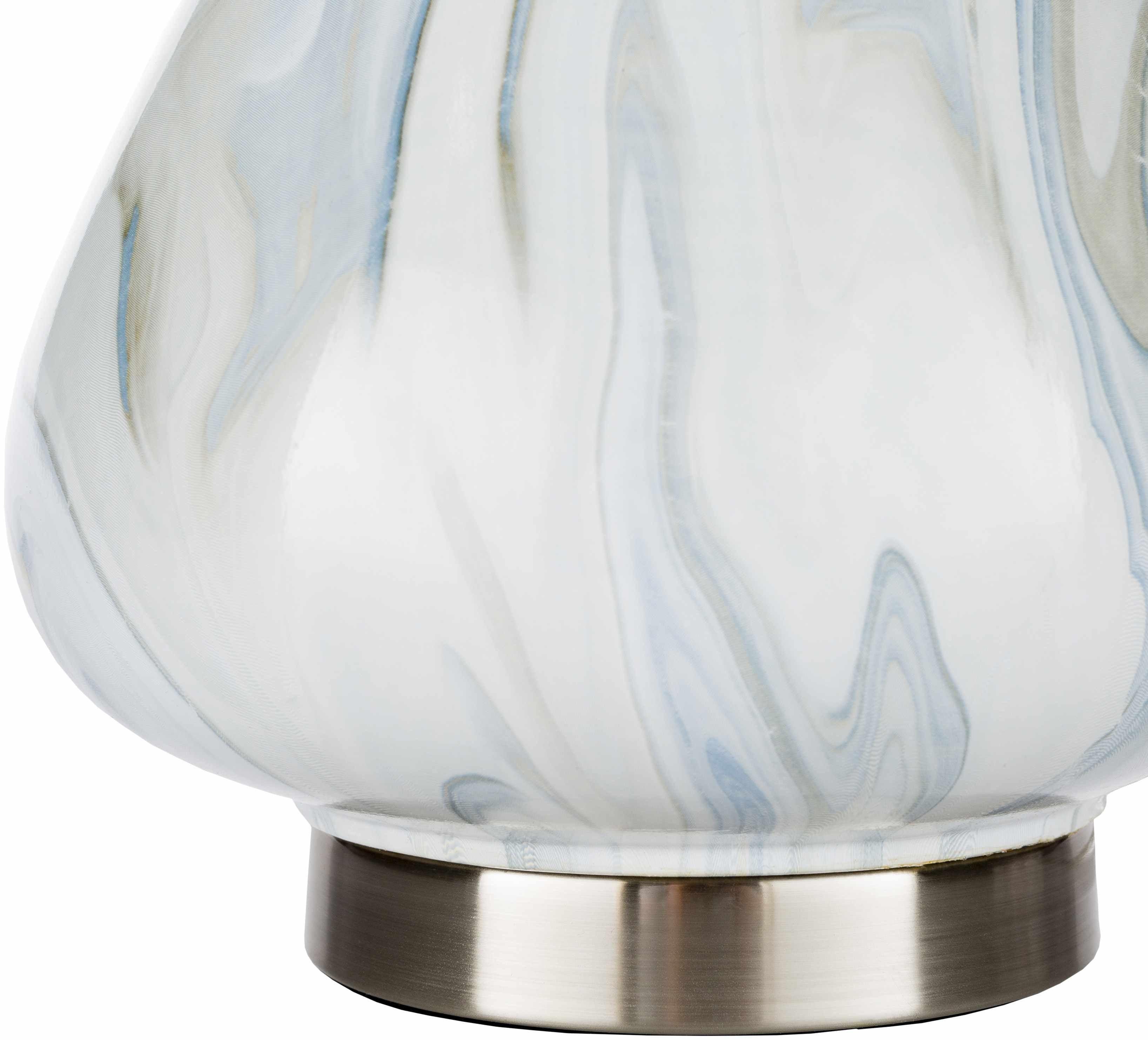 Farnborough Marble Ceramic Table Lamp - PRHOMZ