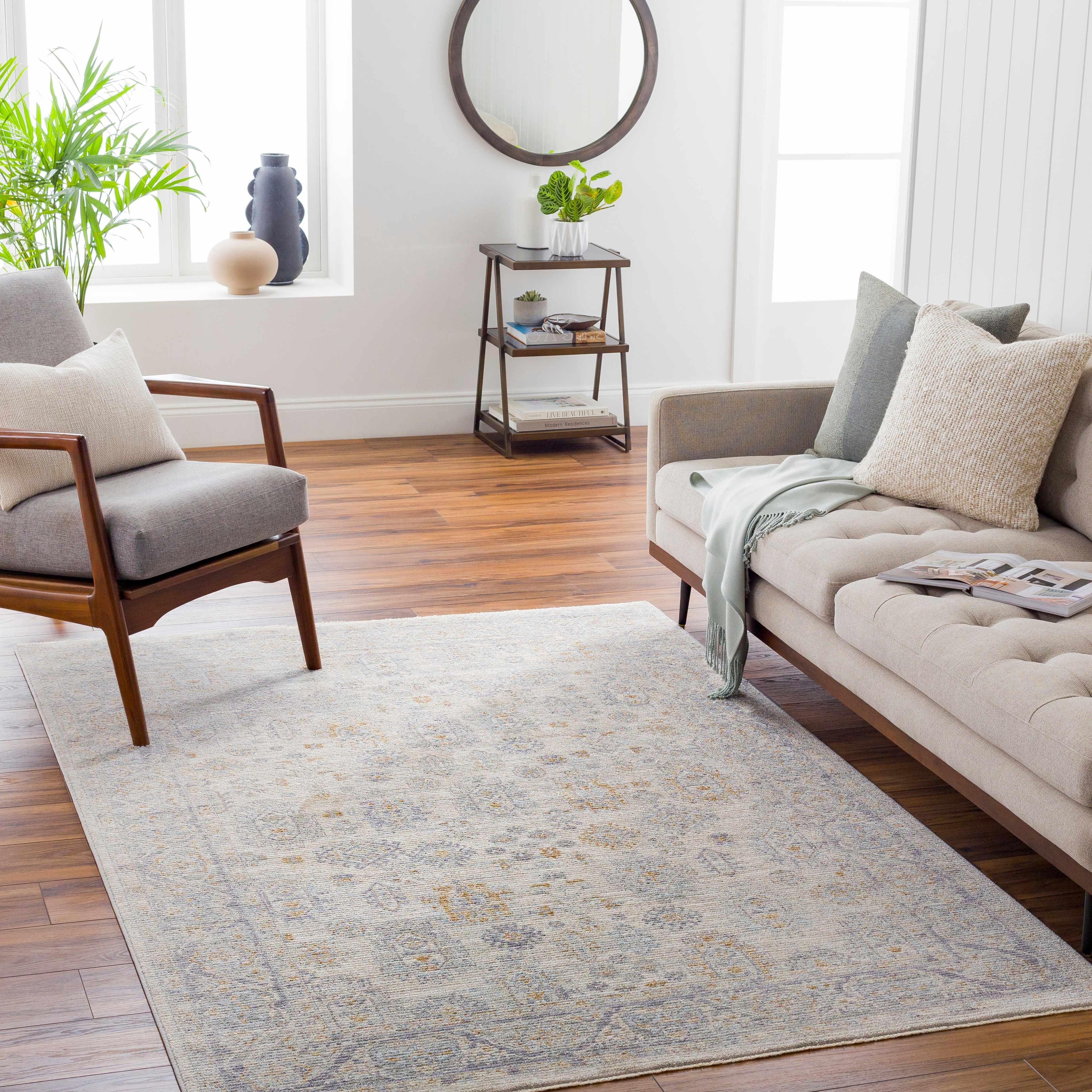 Coby Sage Avant Garde Area Rug - PRHOMZ