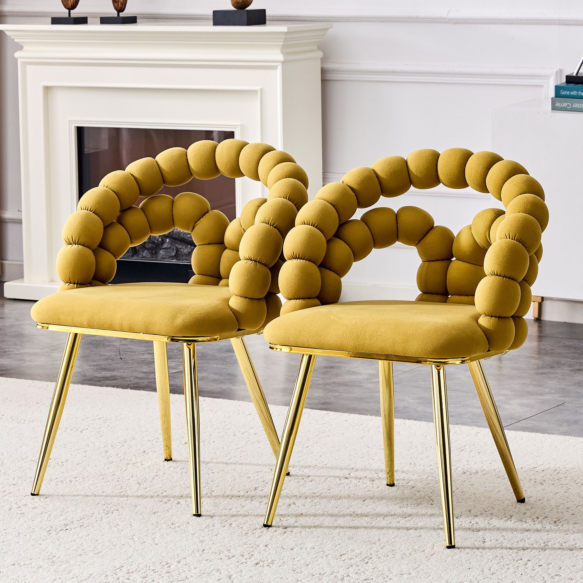 Puffy Bubble Ball Chain Chairs for Dining Room