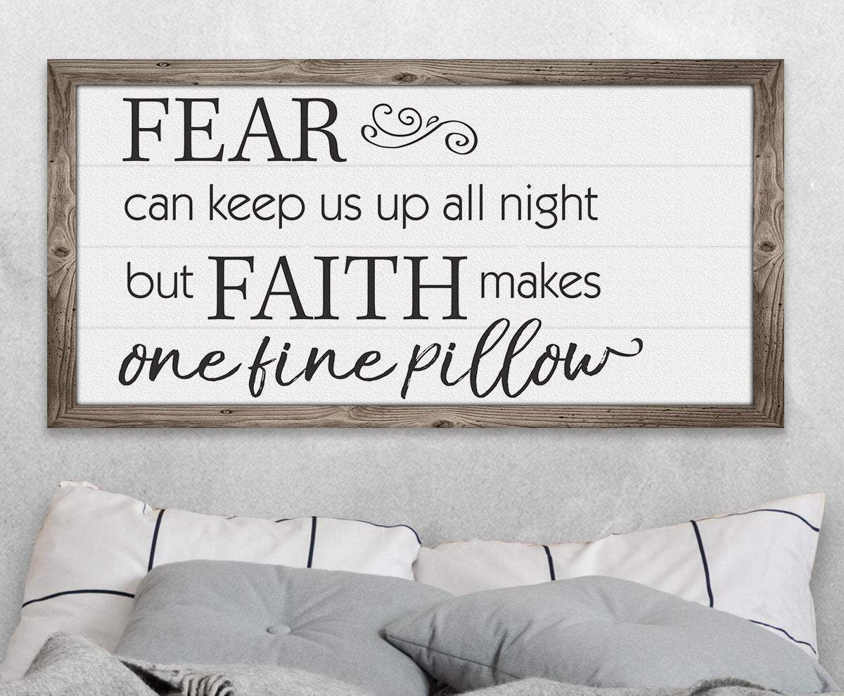 Fear Can Keep Us Up - Canvas