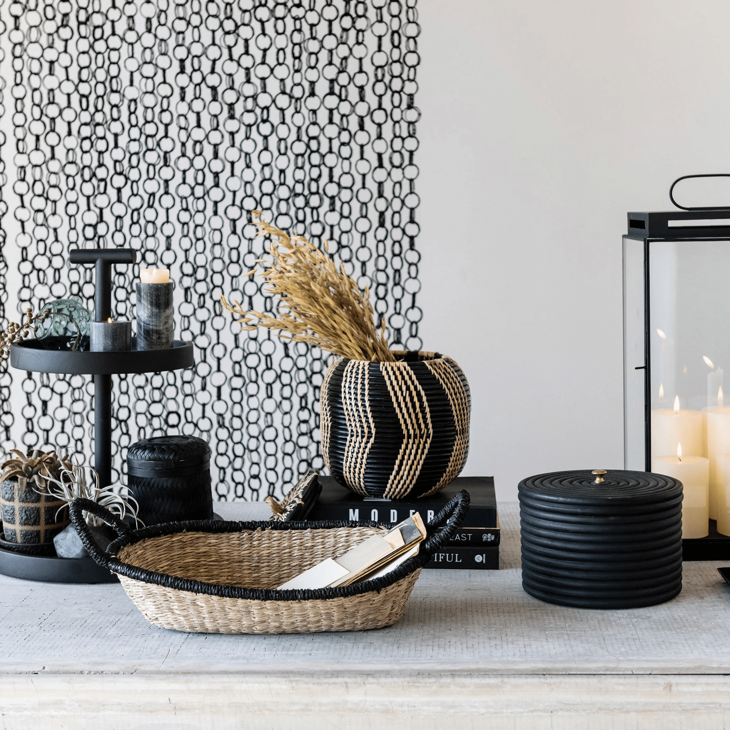 Carved Mango Decorative Wood Storage Box with Lid