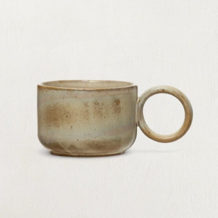 8 oz. Stoneware Mug with Reactive Glaze