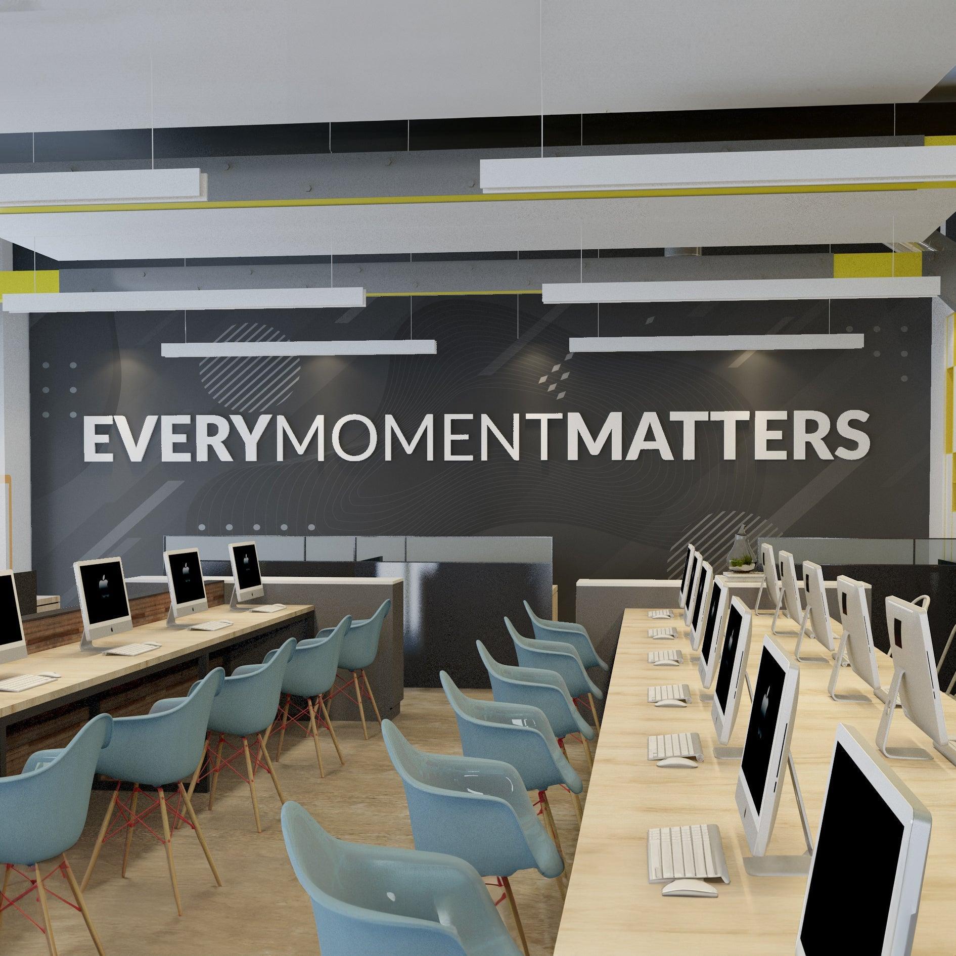 Every Moment Matters 3D Office Wall Decor - PRHOMZ