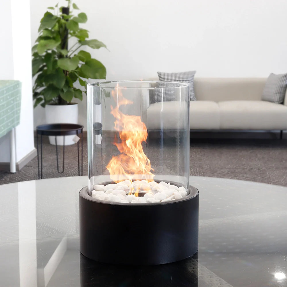 Extra Large Portable Tabletop Fire Bowl 22x28cm – Bio Ethanol Ventless Indoor/Outdoor-3