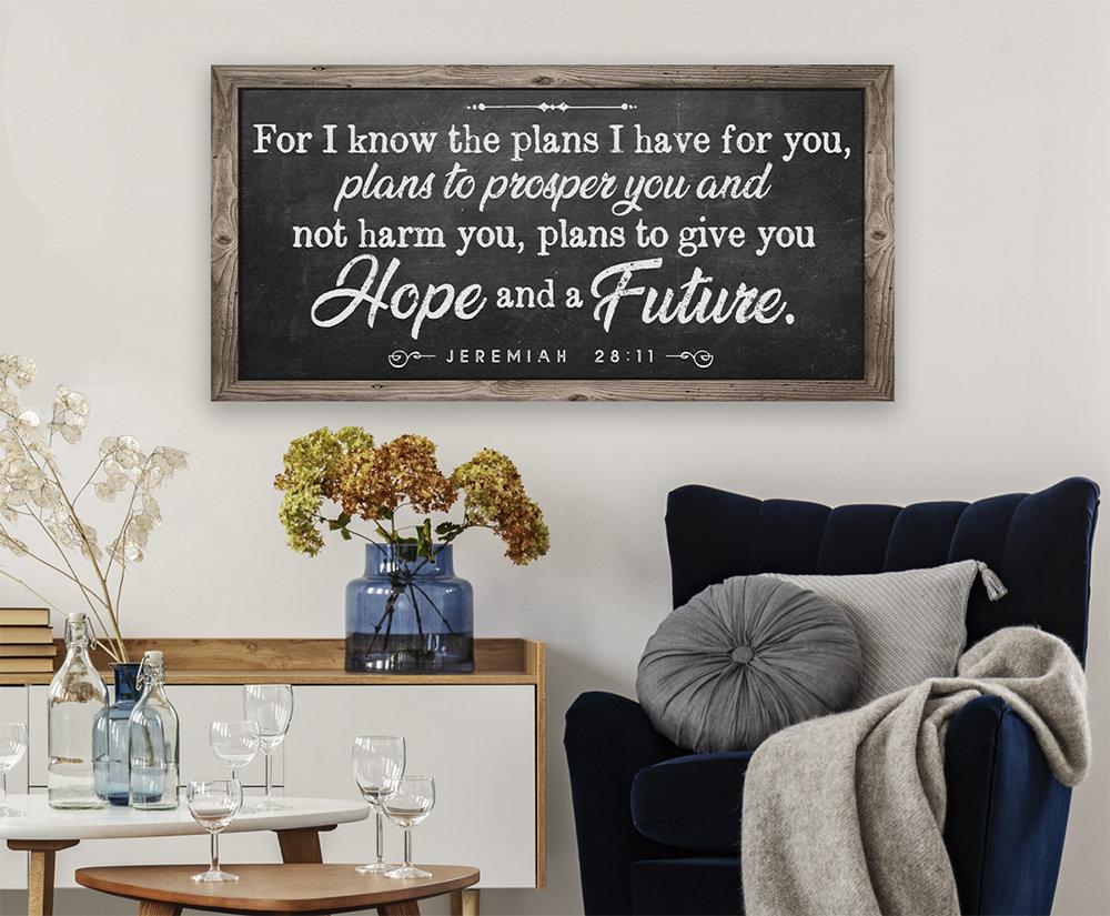 For I Know The Plans 2 - Canvas