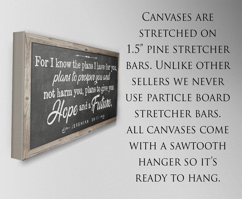 For I Know The Plans 2 - Canvas