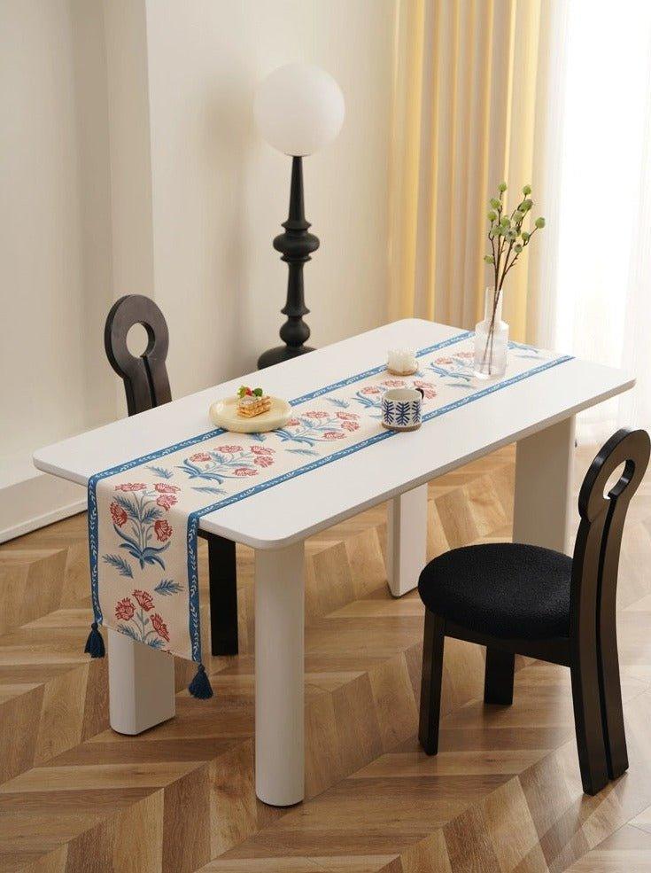 French Style Floral Table Runner - PRHOMZ