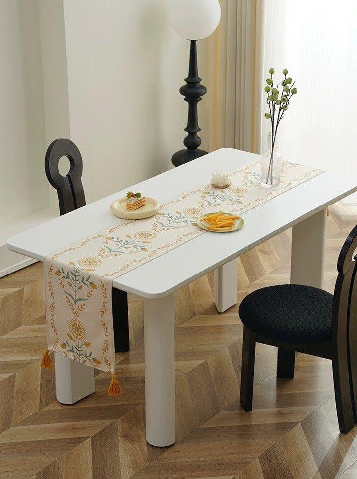French Style Floral Table Runner - PRHOMZ