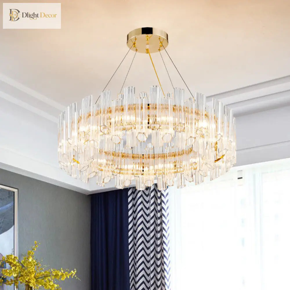 Freya Modern Crystal Chandelier | Dining Room Lighting
