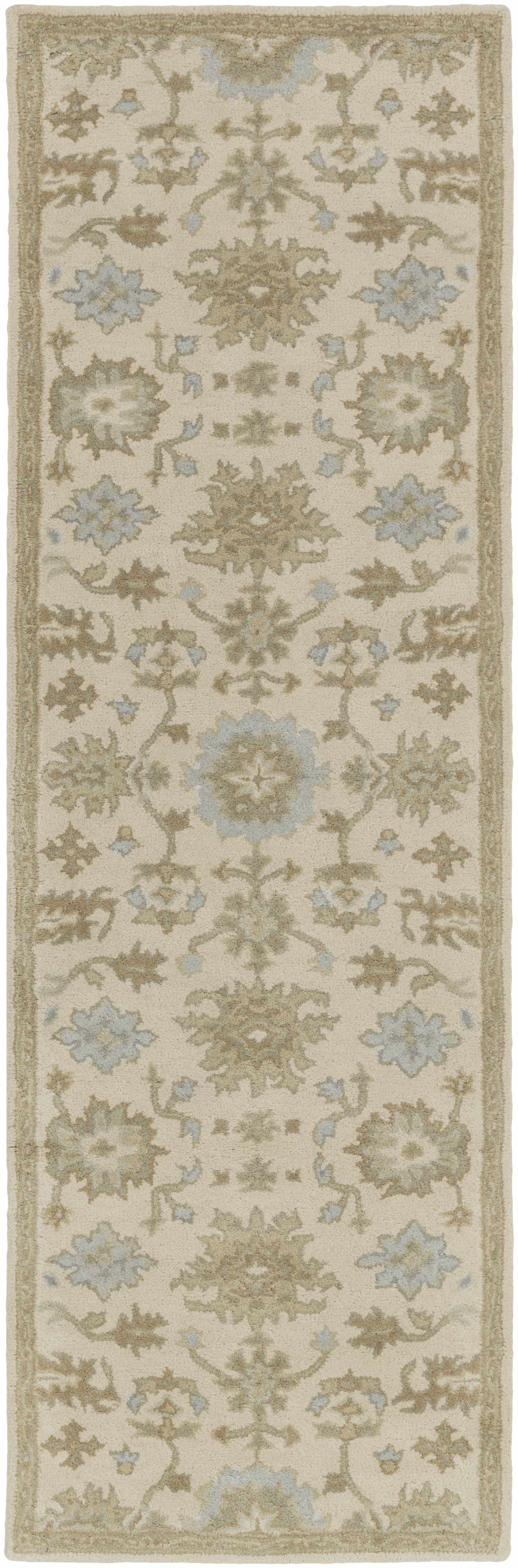 Hazen 1197 Hand Tufted Light Beige Wool Rug