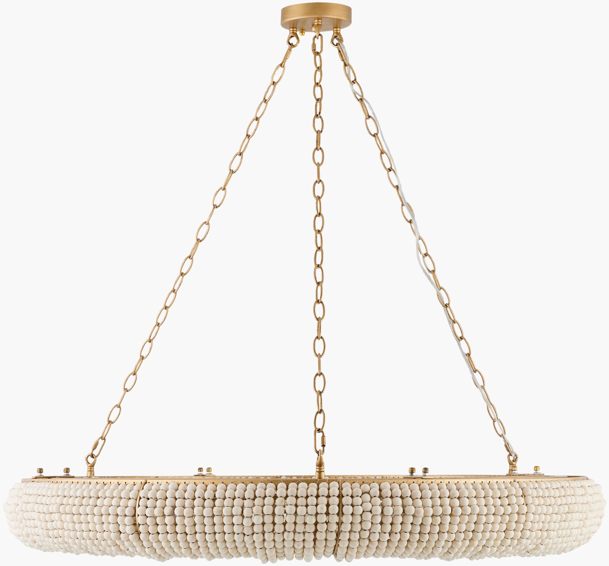 Light Gray Rustic Chandelier for dining or living rooms-0