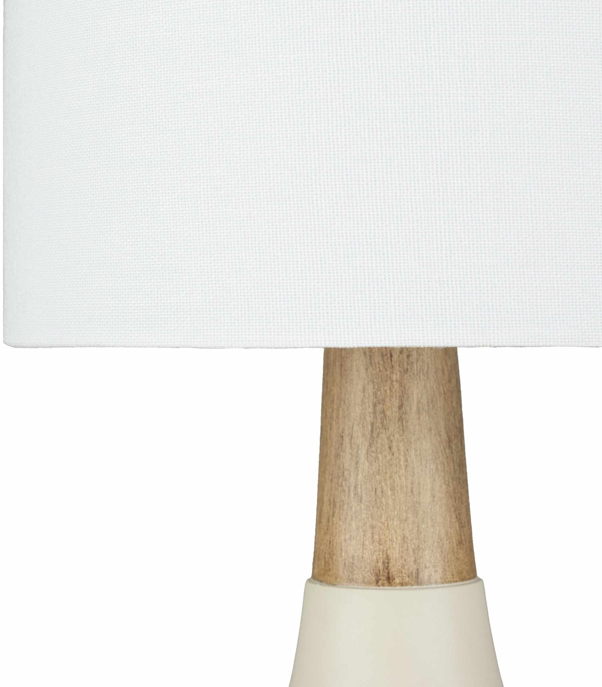 Gattaran Ivory & White Table Lamp - PRHOMZ