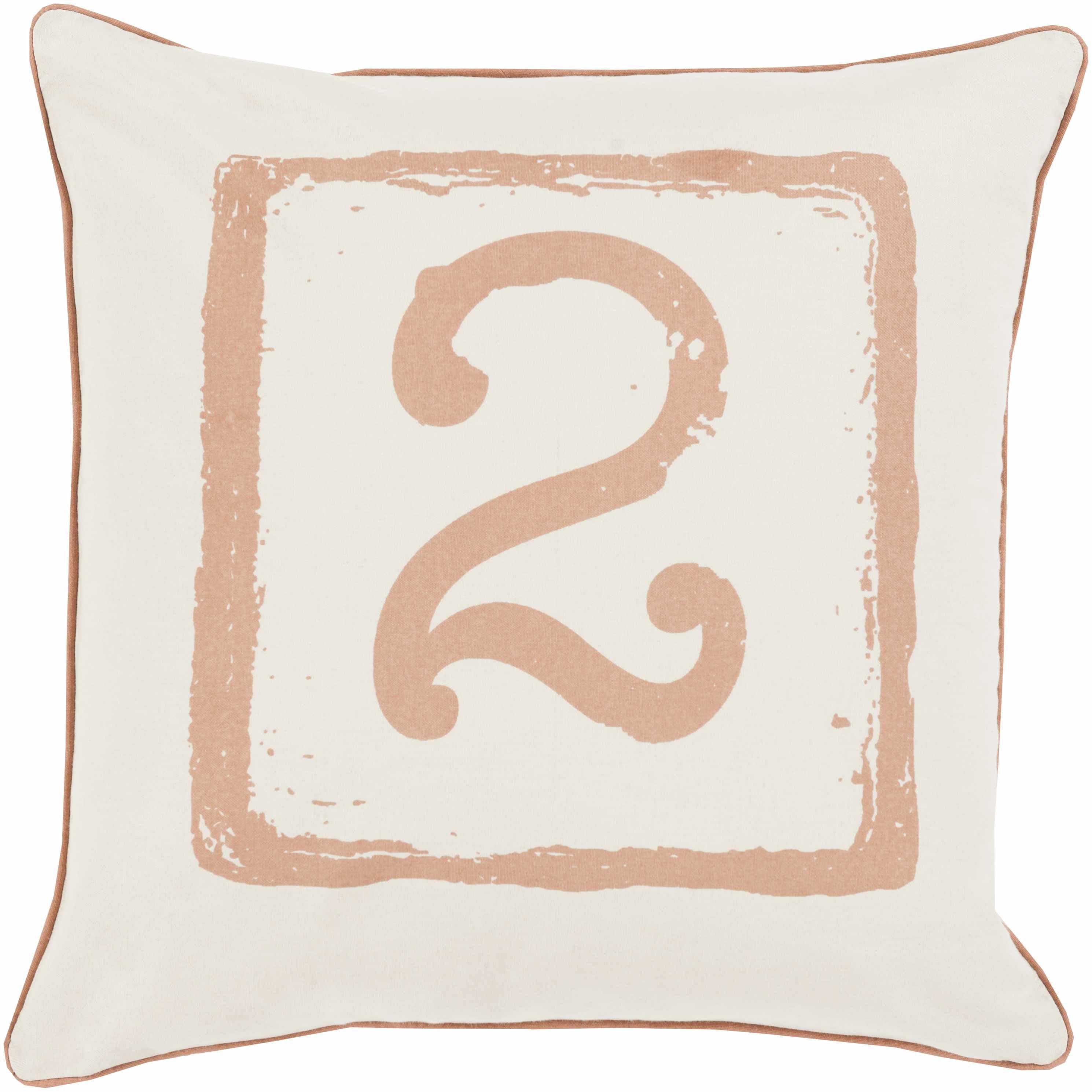 Gatton Number 2 Throw Pillow - Clearance - PRHOMZ