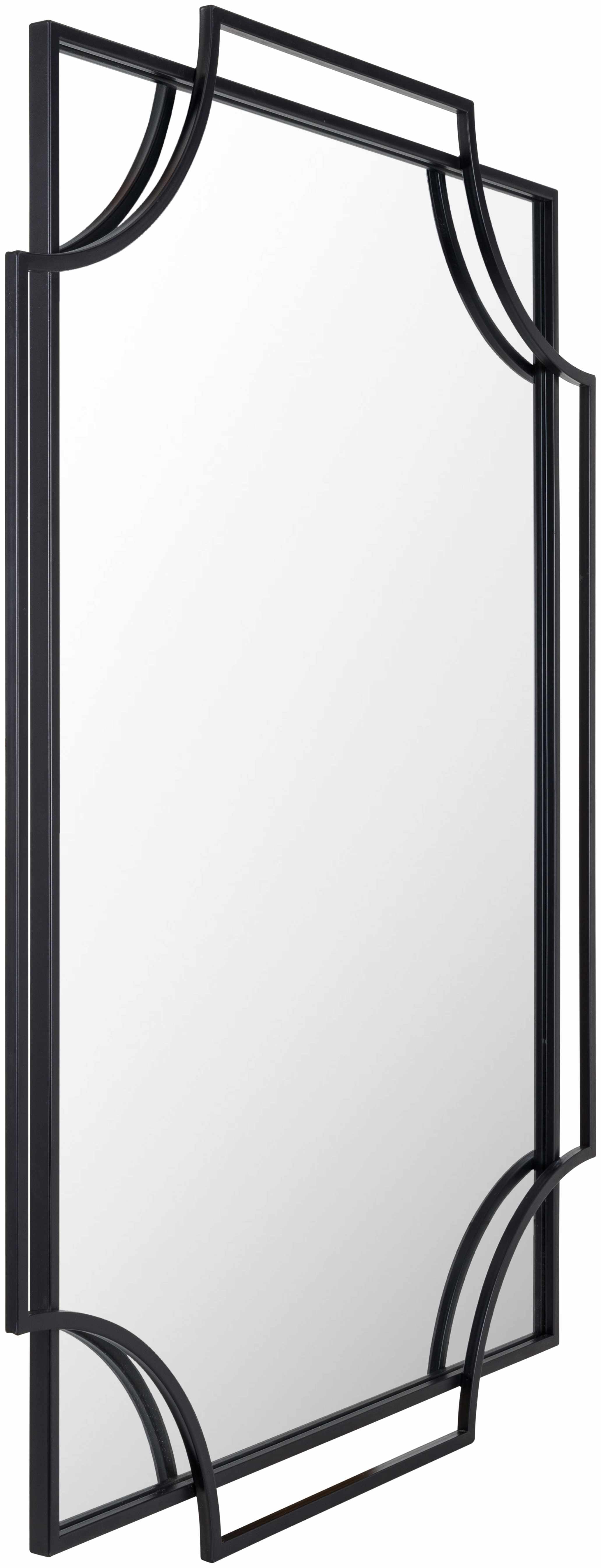 Golasecca Black Frame Mirror-1
