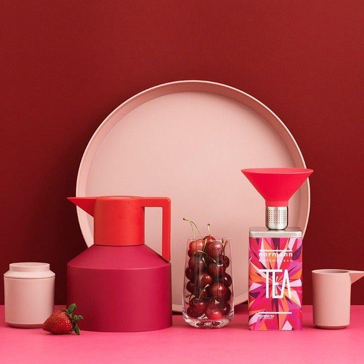 Insulated Geometric Water Pitcher - Large Thermal Jug for Cold or Hot Beverages - PRHOMZ