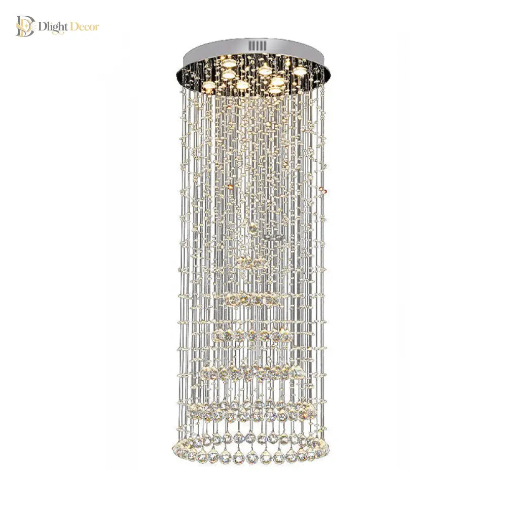 Georgia Crystal Chandelier | Modern Dining Room Lighting