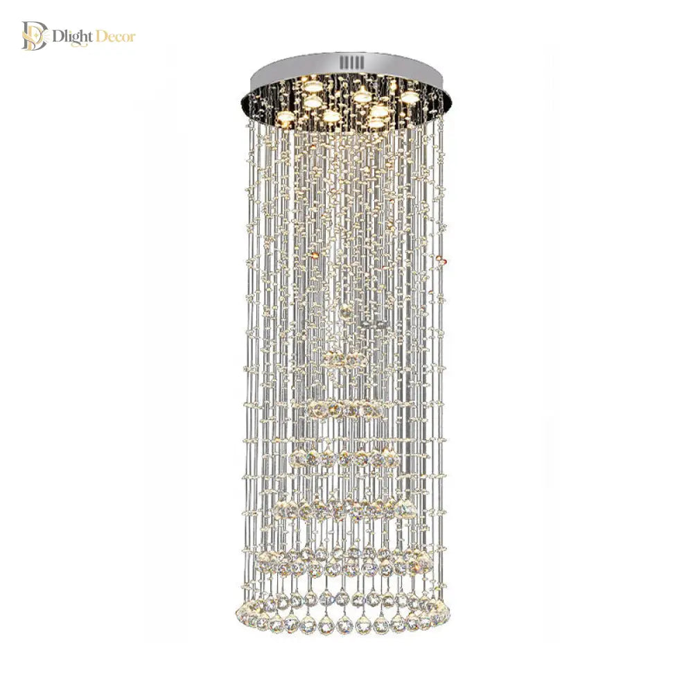 Georgia Crystal Chandelier | Modern Dining Room Lighting
