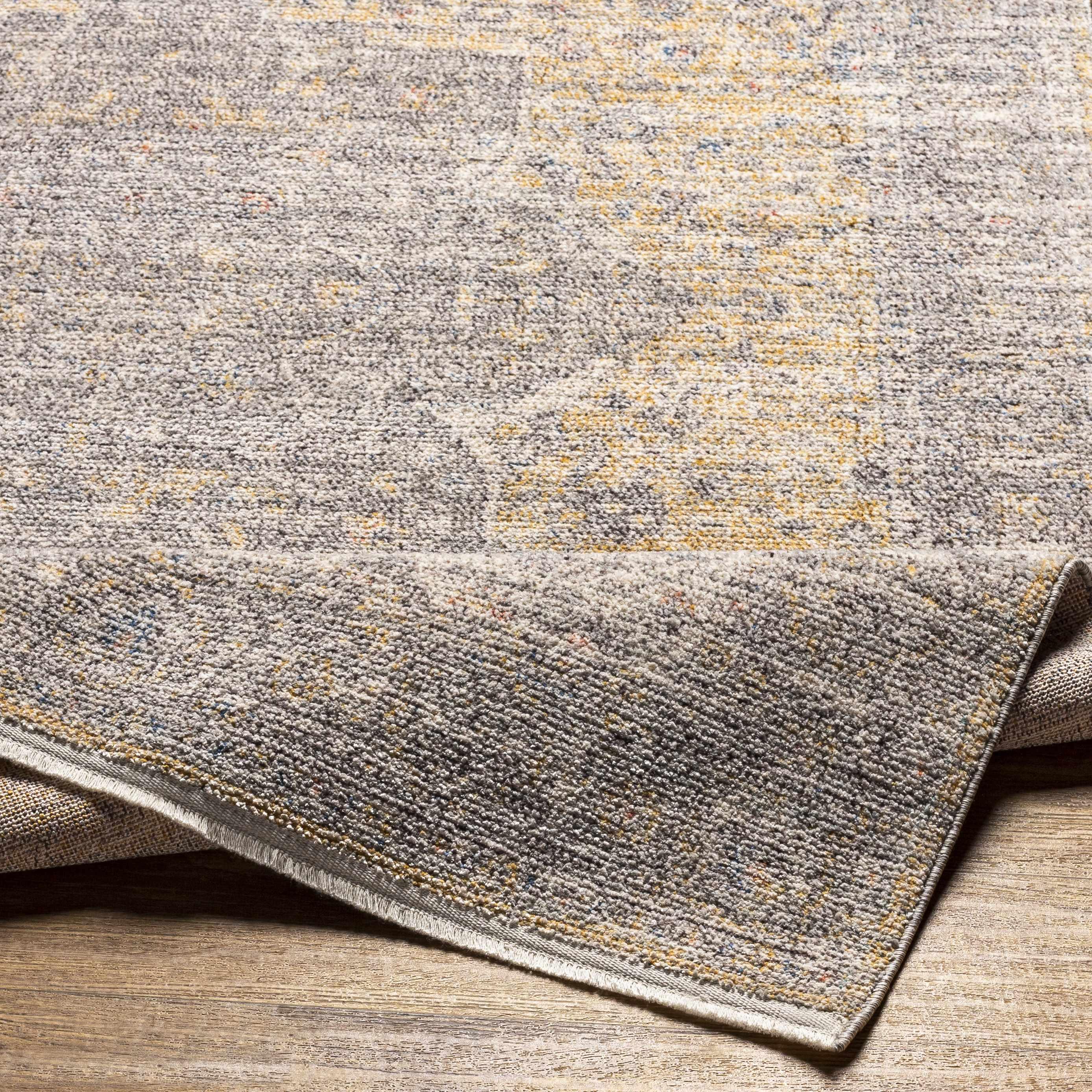 Misa Mustard & Gray Area Rug - Clearance - PRHOMZ