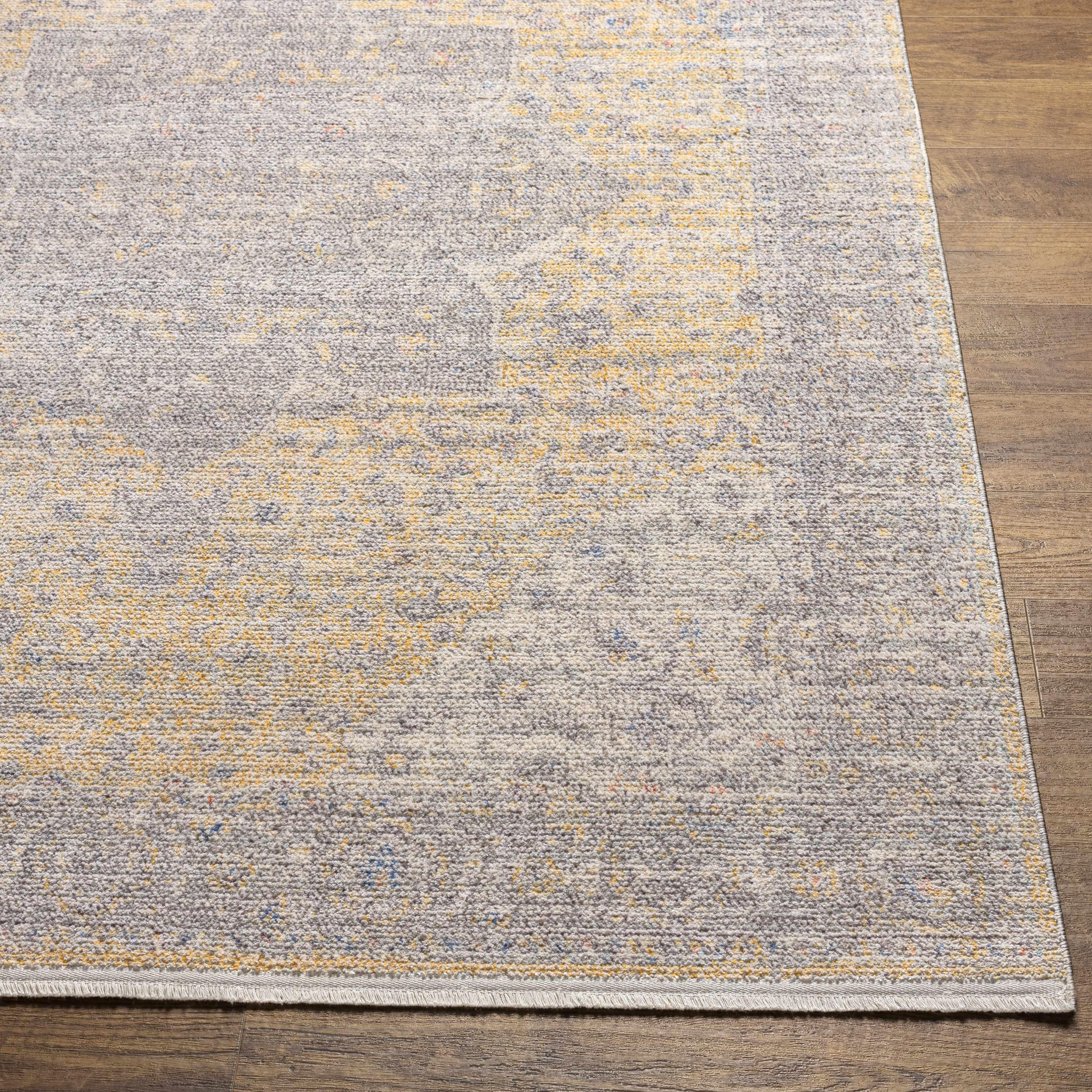 Misa Mustard & Gray Area Rug - Clearance - PRHOMZ