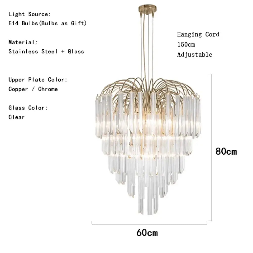 Gianna Crystal Chandelier | Hallway & Entry Home Lighting