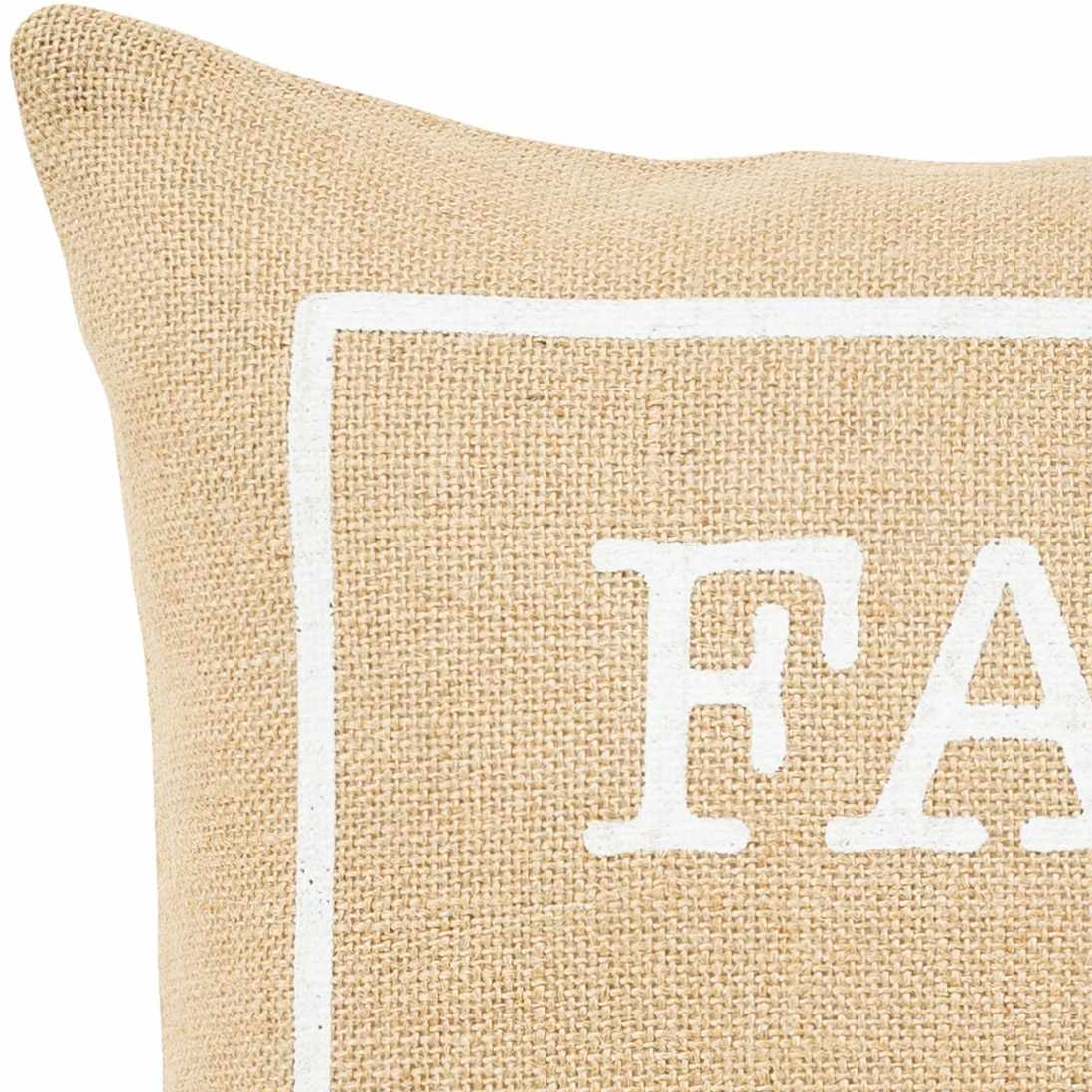 Farm to Table - Jute Square Pillow Cover - Clearance-1