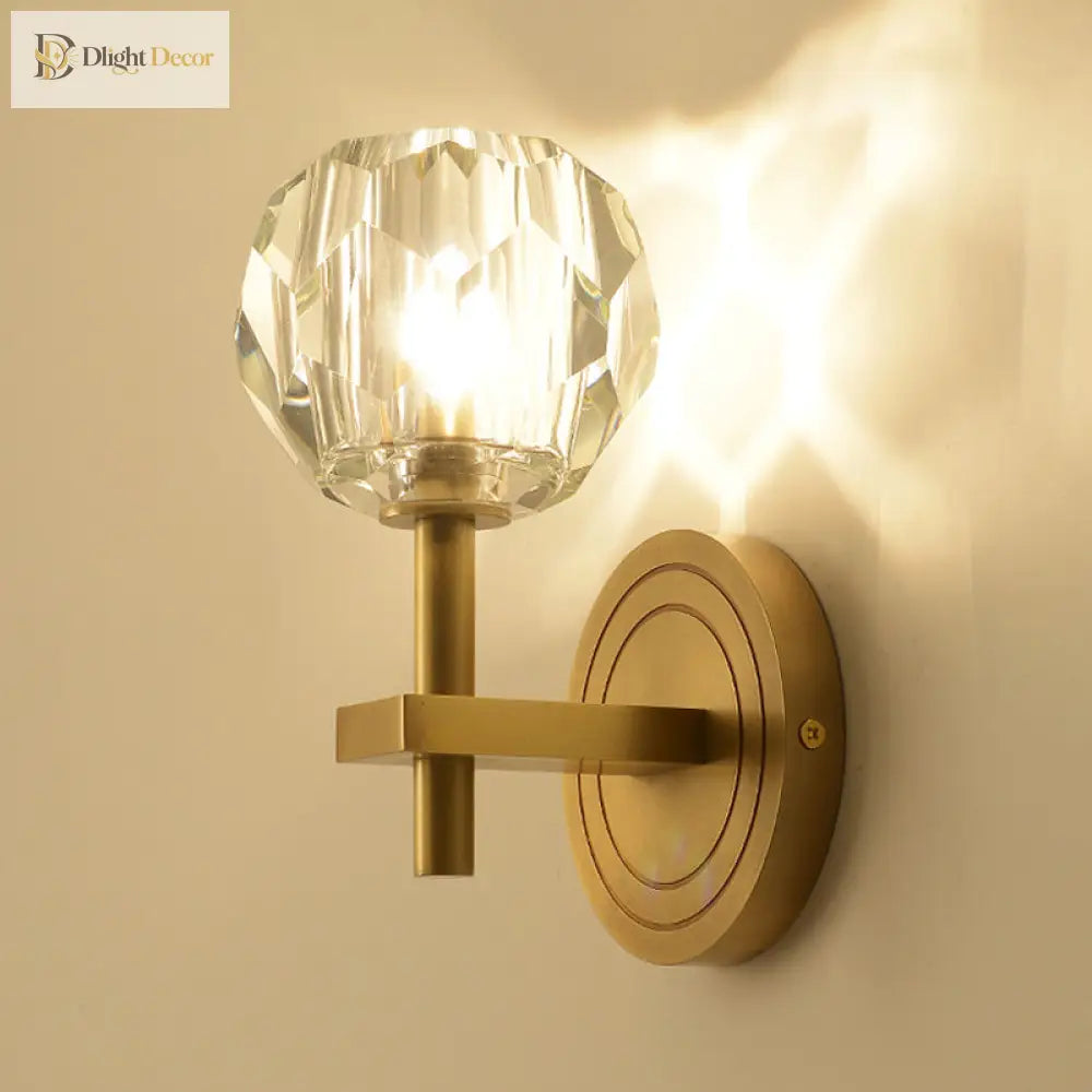 Glimmering Wall Sconce | Bedroom & Hallway Home Lighting