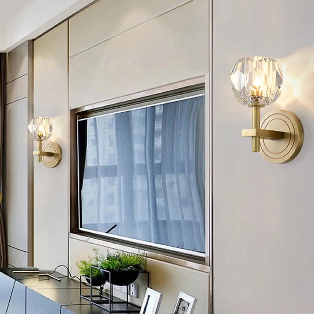 Glimmering Wall Sconce | Bedroom & Hallway Home Lighting