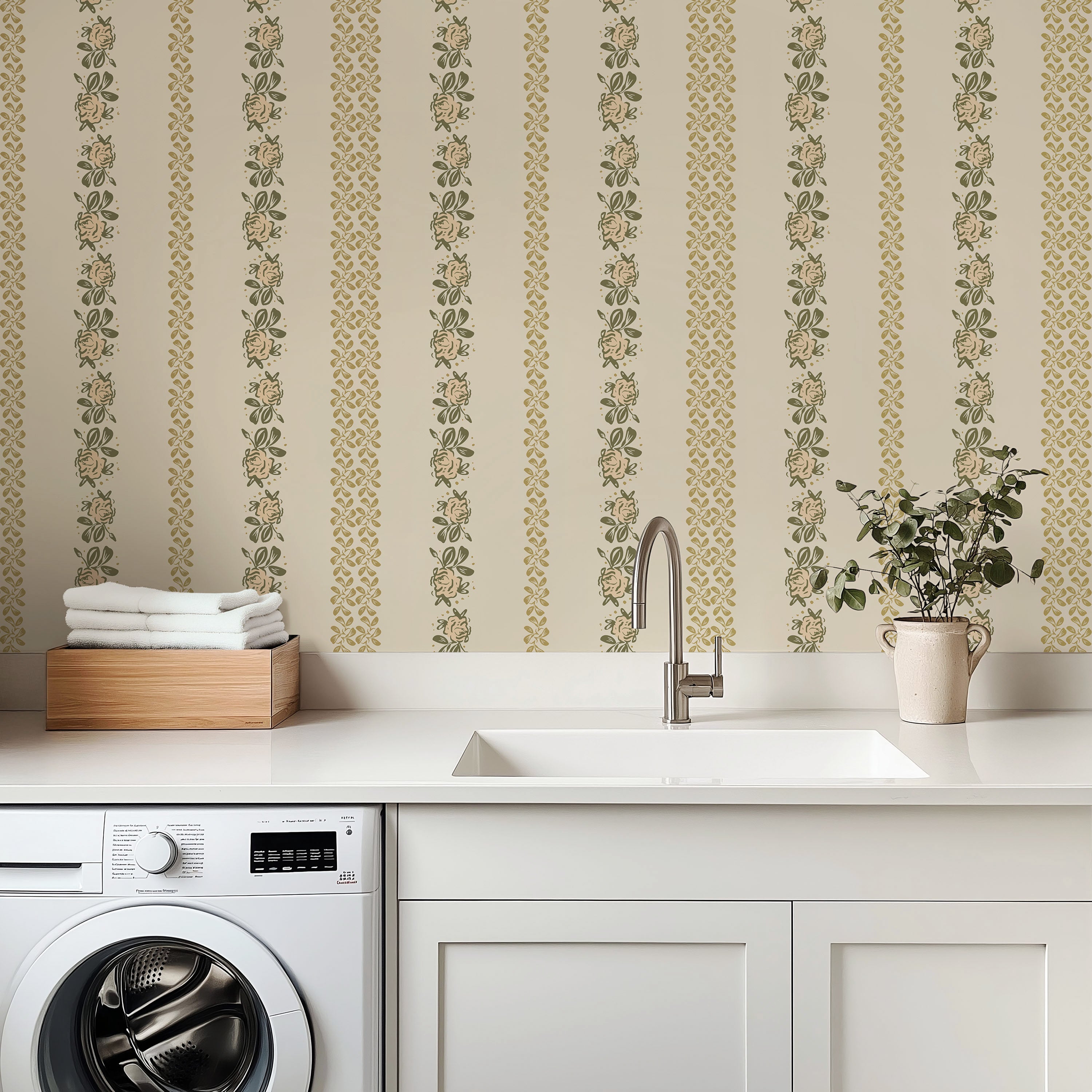 Evanthe Wallpaper by WabiSabi Pattern Studio