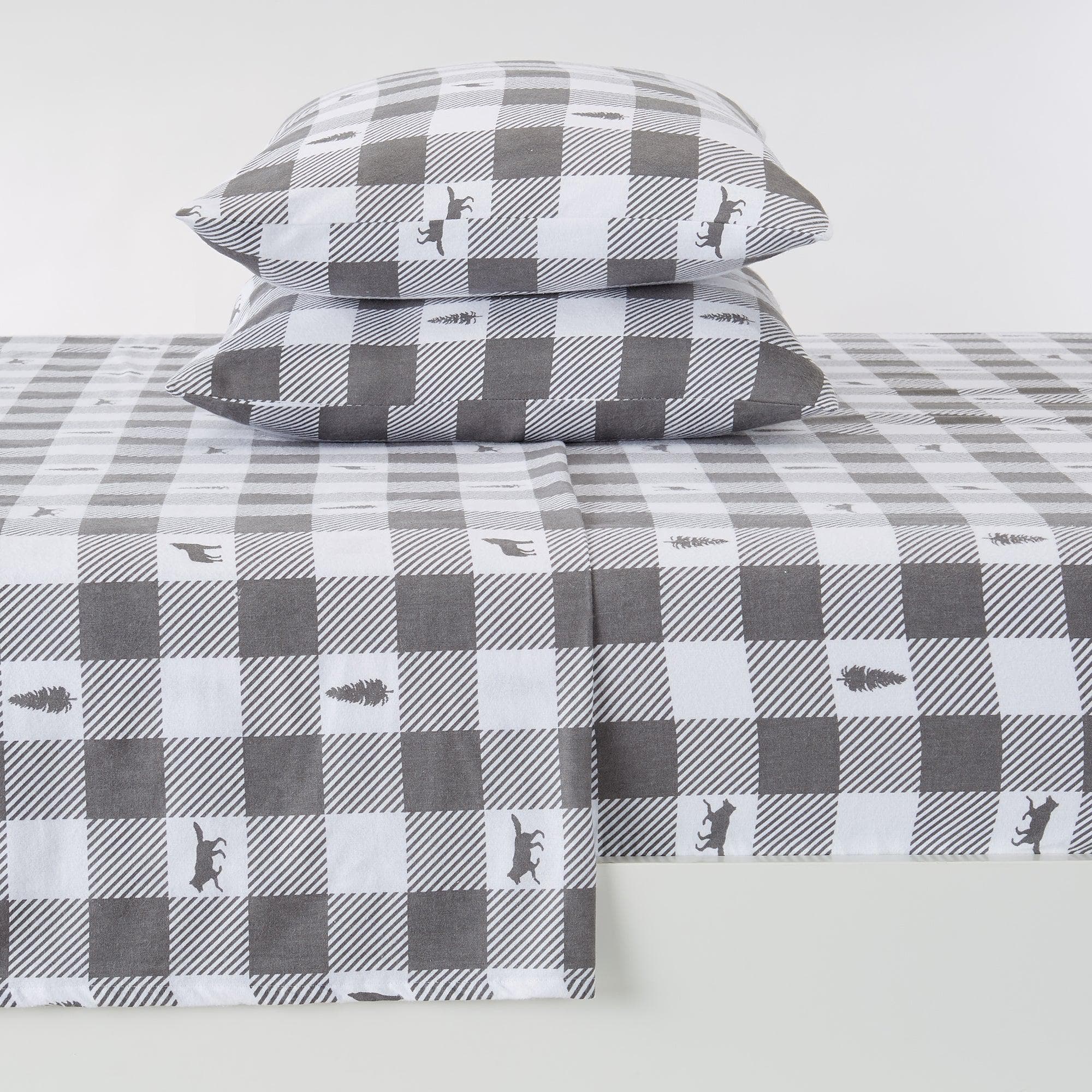 100% Turkish Cotton Flannel Sheet Sets - Boulder Collection