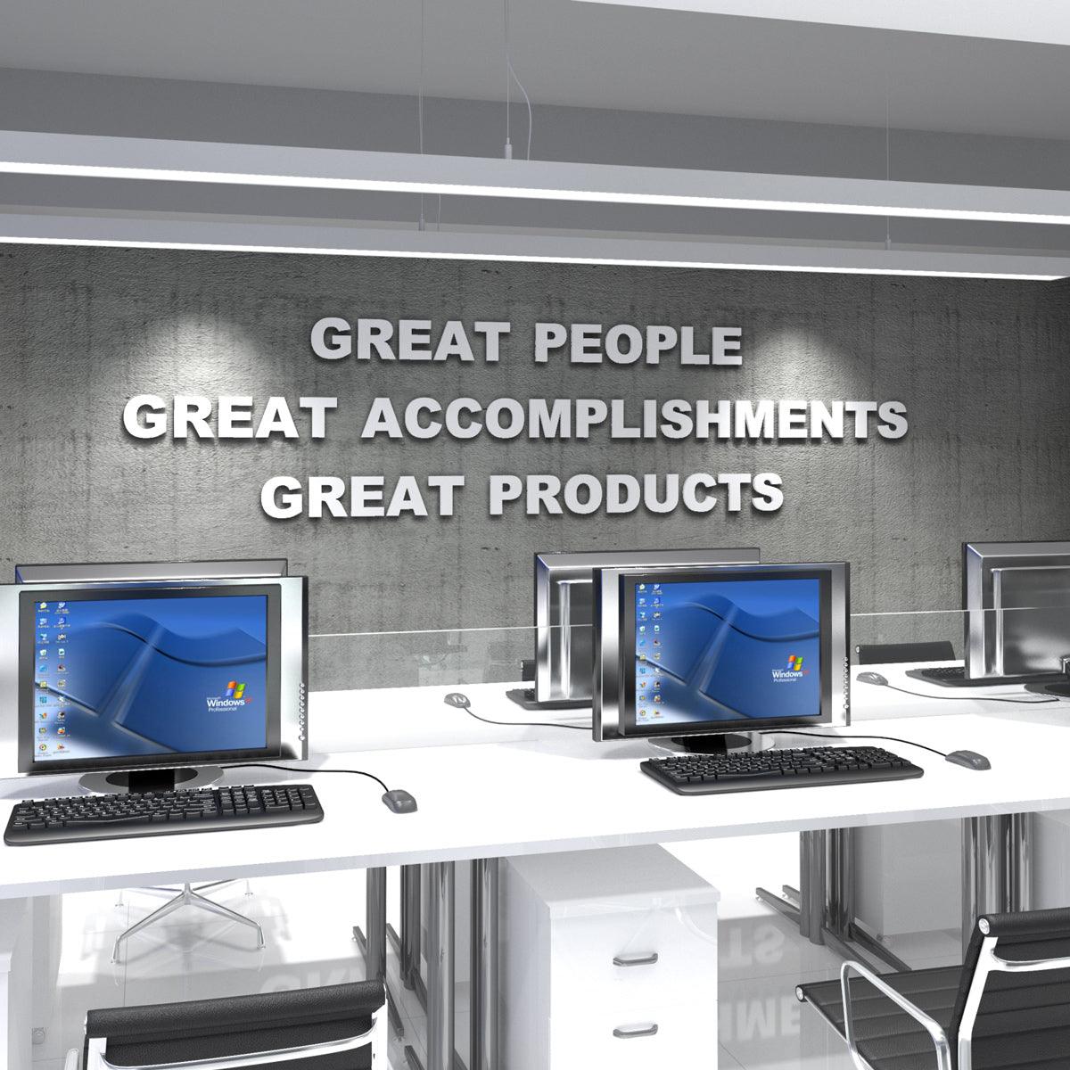 Great People, Great Accomplishments | 3D Office Decor - PRHOMZ