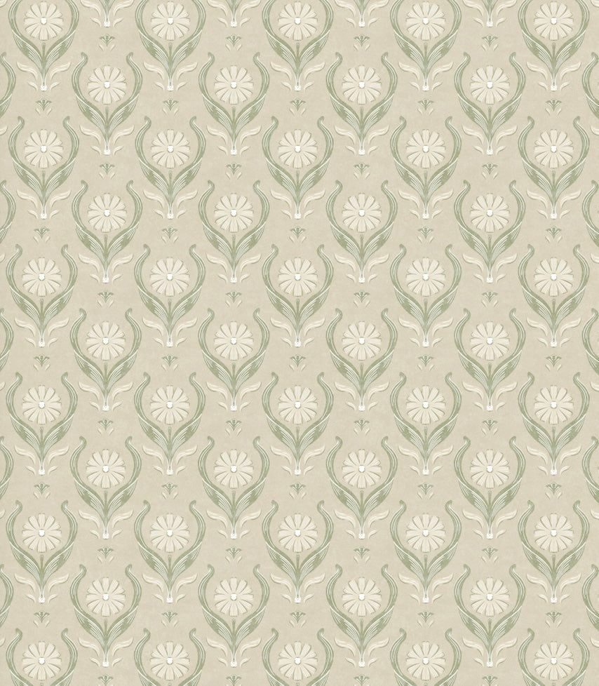 Dahlia Wallpaper by Caroline Rausch Design