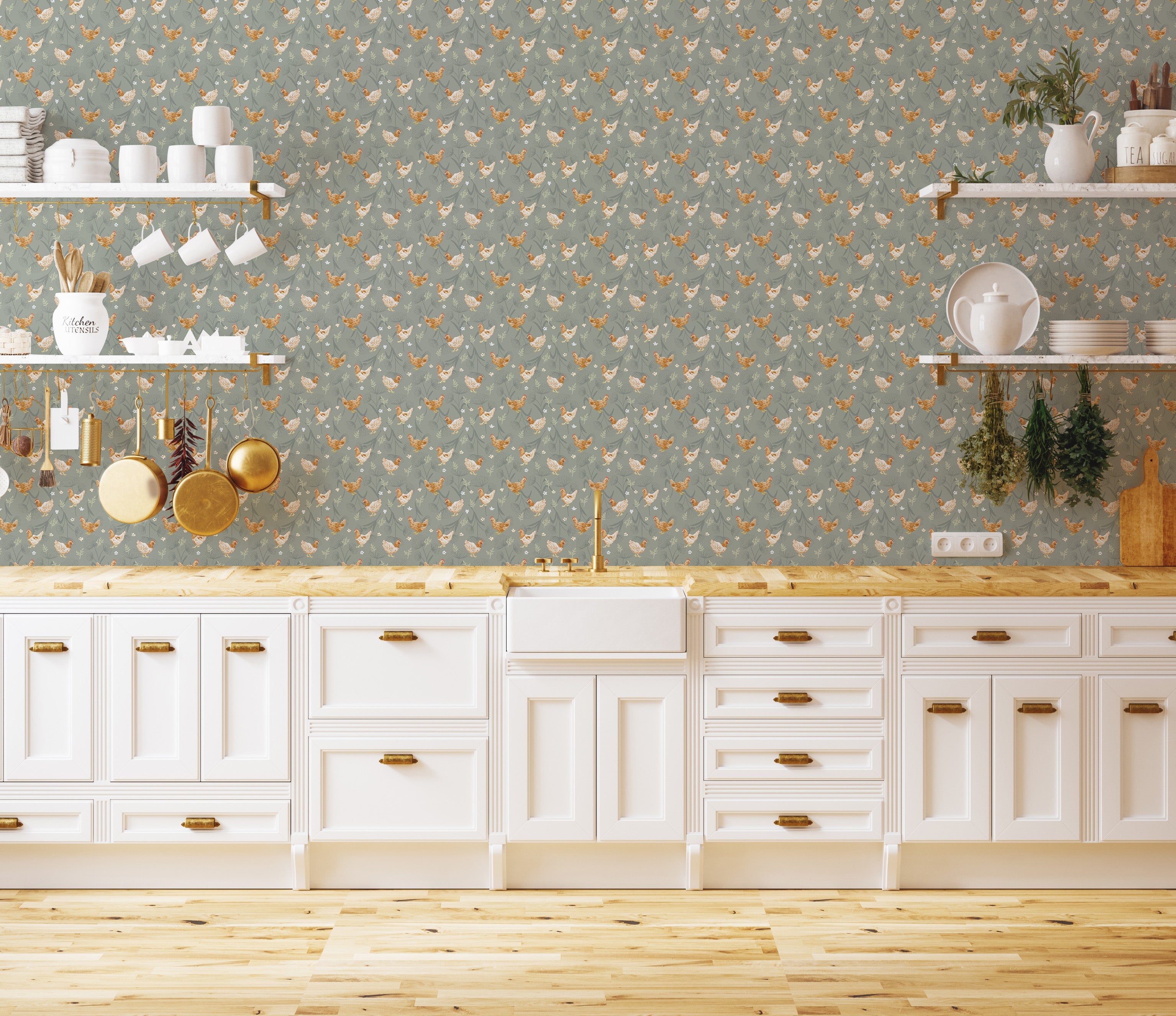 Henrietta Wallpaper by Fede Volpato