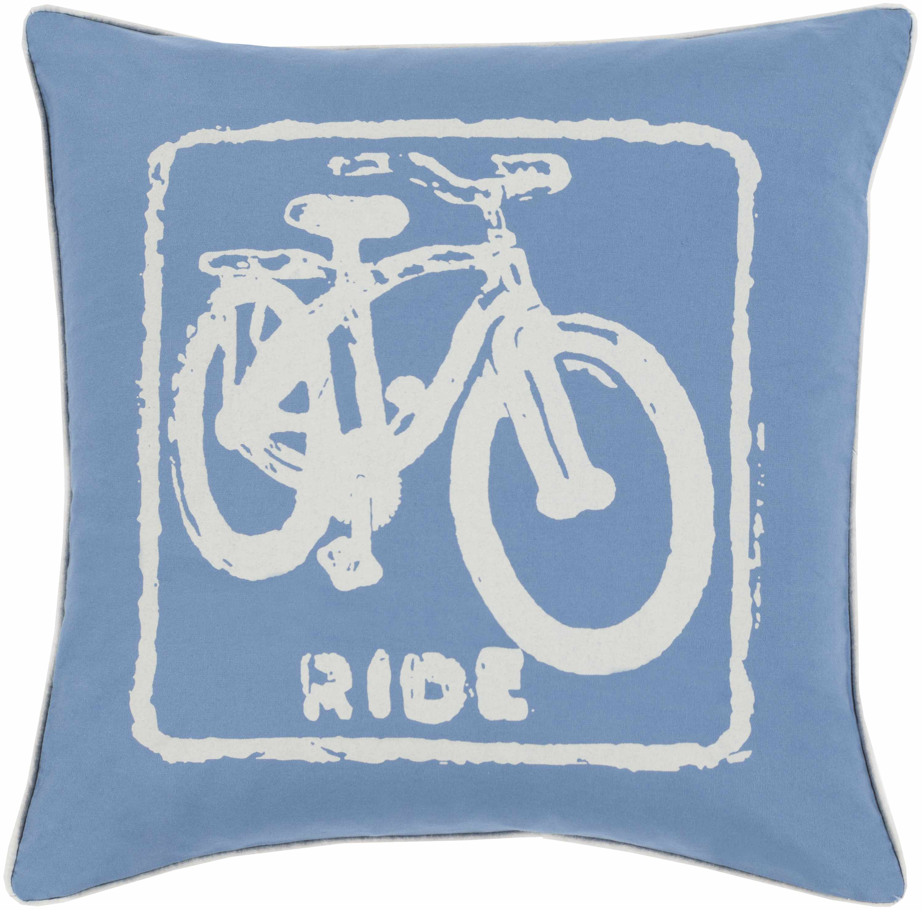 Gates Vintage Bicycle Ride Throw Pillow - Clearance-0