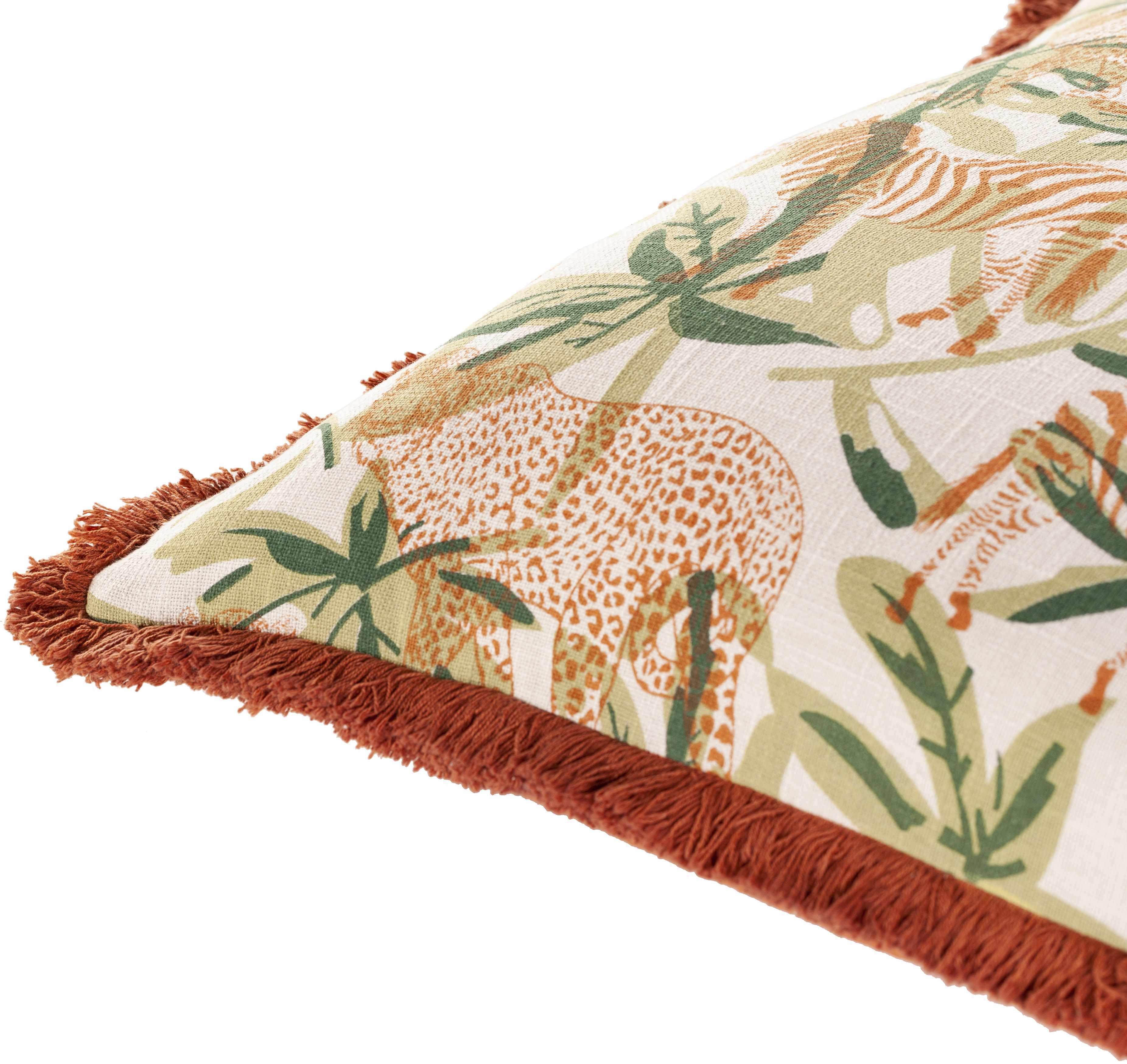 Guri Safari Print Cotton Throw Pillow - Clearance - PRHOMZ
