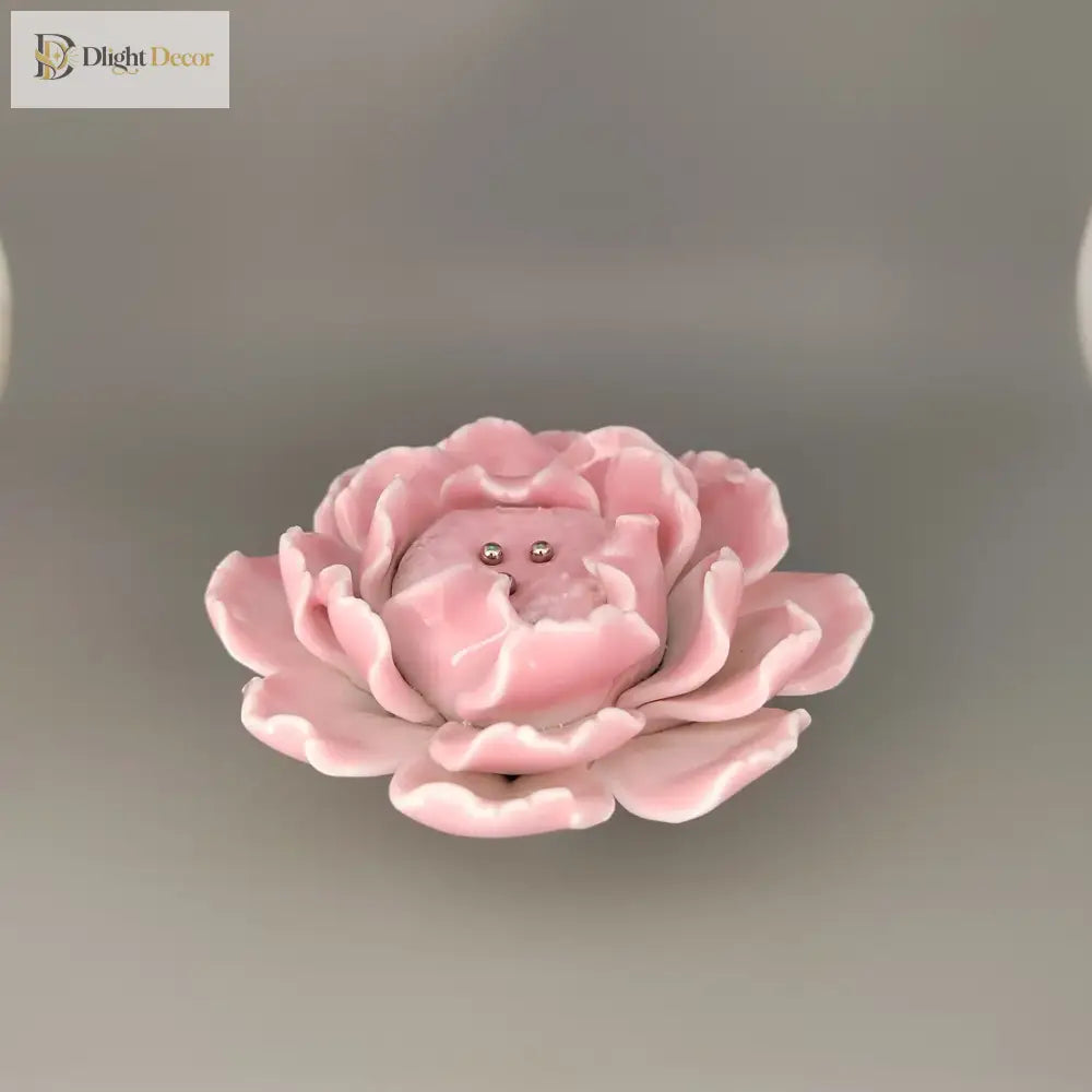 Handmade Ceramic Flower Knobs – Creative Cabinet and Drawer Knobs for Furniture Accessories