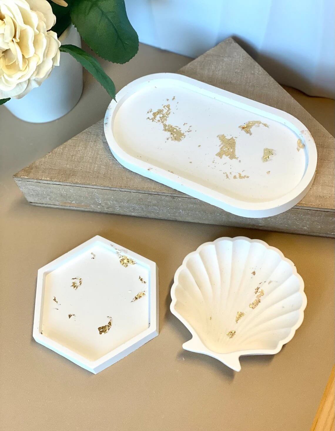 Jesmonite Tray | Handmade Minimalist Décor