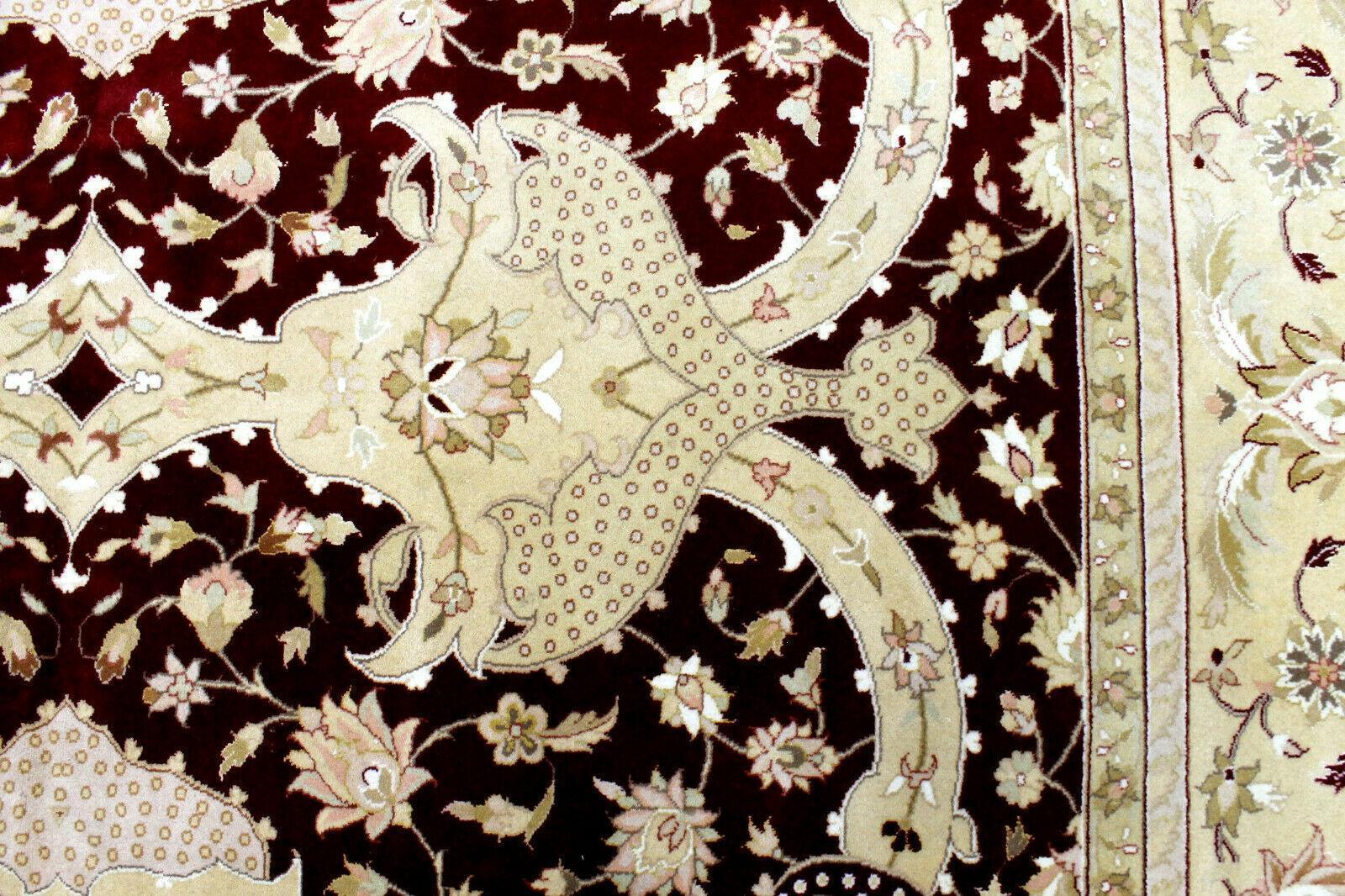 Hand-Knotted Pak-Ziegler Wool Rug – 8'7" x 11'7" – Traditional Design, Warm Earth Tones